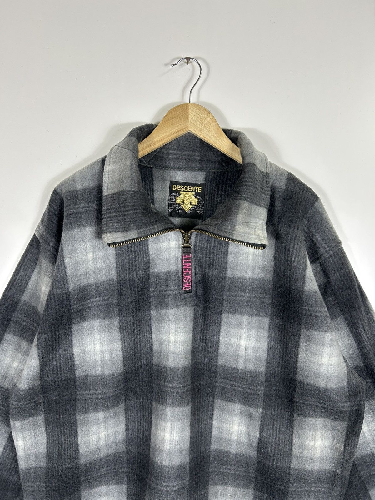 Vintage ⚡️Vintage Descente Technogbar Fleece Half Zipper Sweater Size US L / EU 52-54 / 3 - 6 Thumbnail