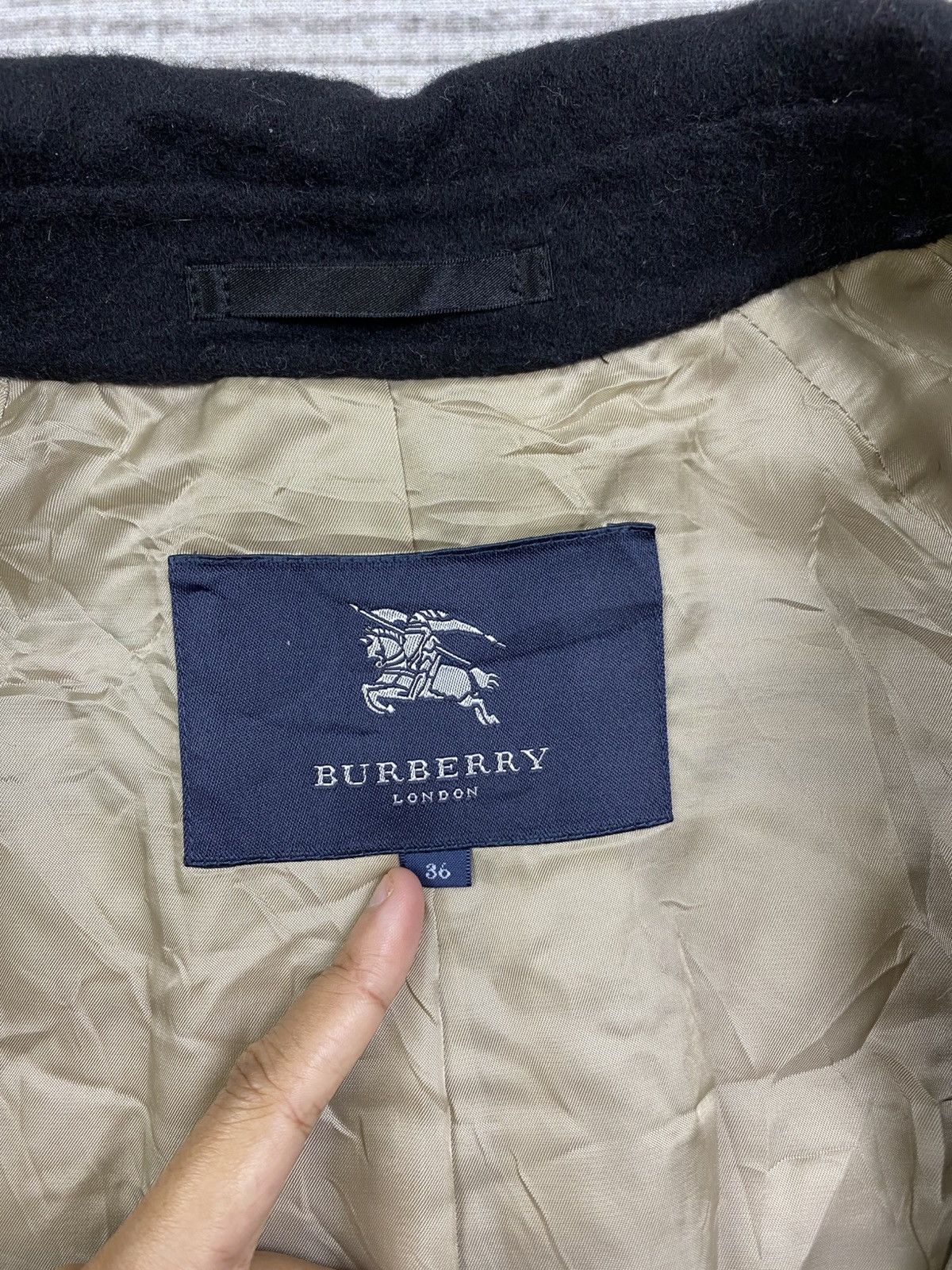 Burberry Vintage 90s Burberry London Nova Check Wool Trench Coat Size US S / EU 44-46 / 1 - 10 Thumbnail
