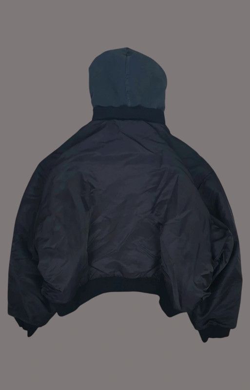 Balenciaga Balenciaga Full Zip Crop Hood Bomber Jackets Size 38 Size US M / EU 48-50 / 2 - 2 Thumbnail
