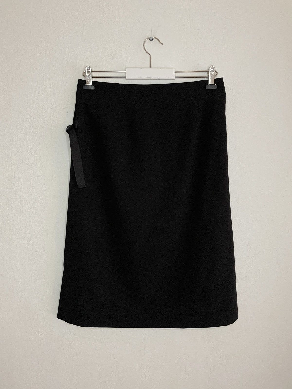 Cop Copine Cop Copine Archive Black Belted Assymetrical Skirt Size 25" / US 0 / IT 36 - 3 Thumbnail