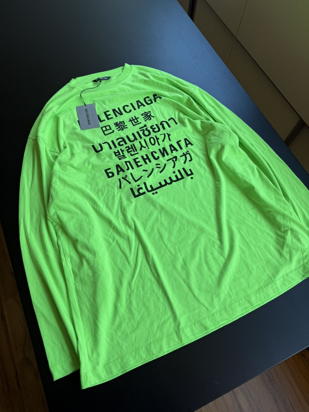 Balenciaga Balenciaga Language Long Sleeve Size US S / EU 44-46 / 1 - 1 Thumbnail