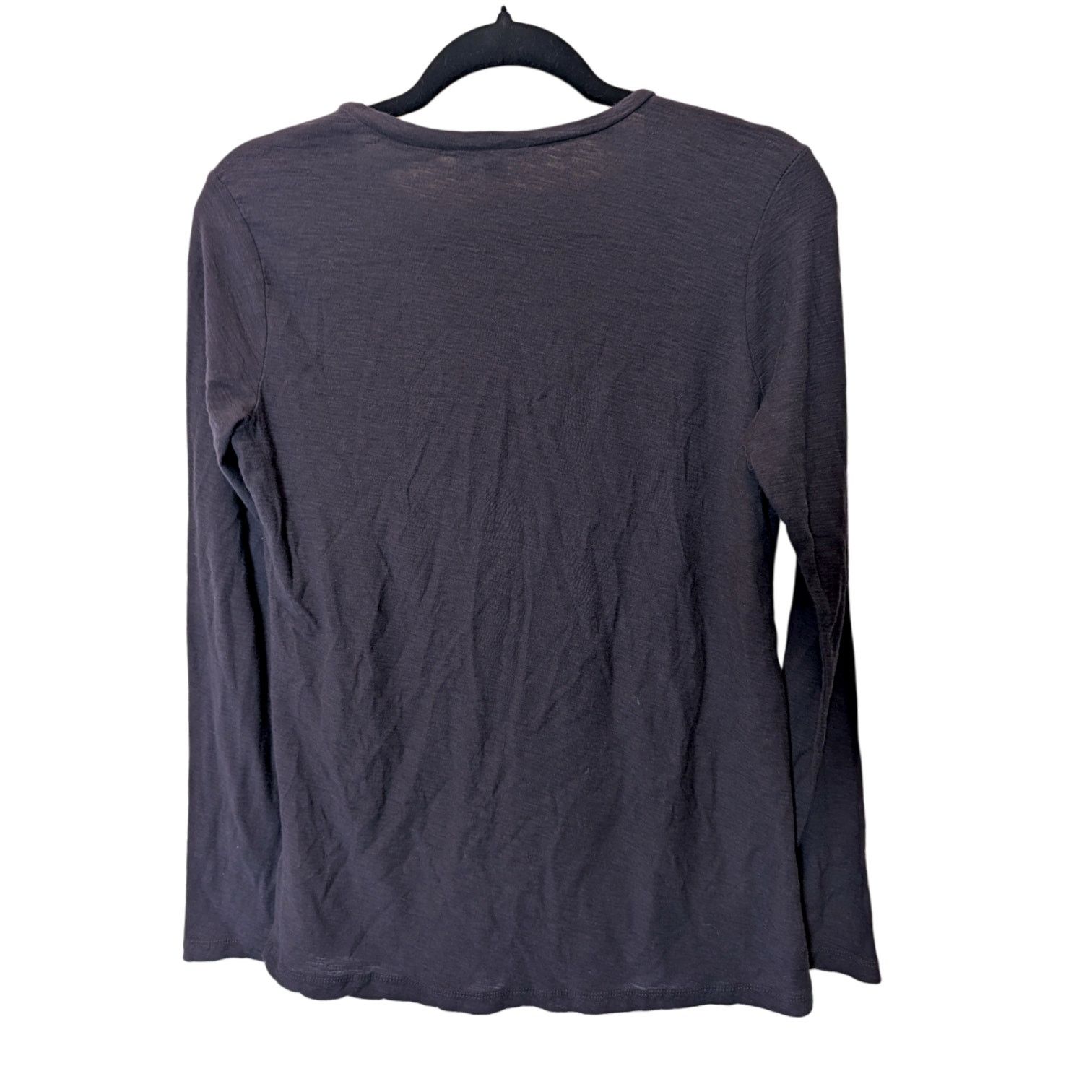 James Perse Standard James Perse Deep Purple Cotton Modal Swoop Tshirt Size L / US 10 / IT 46 - 3 Thumbnail