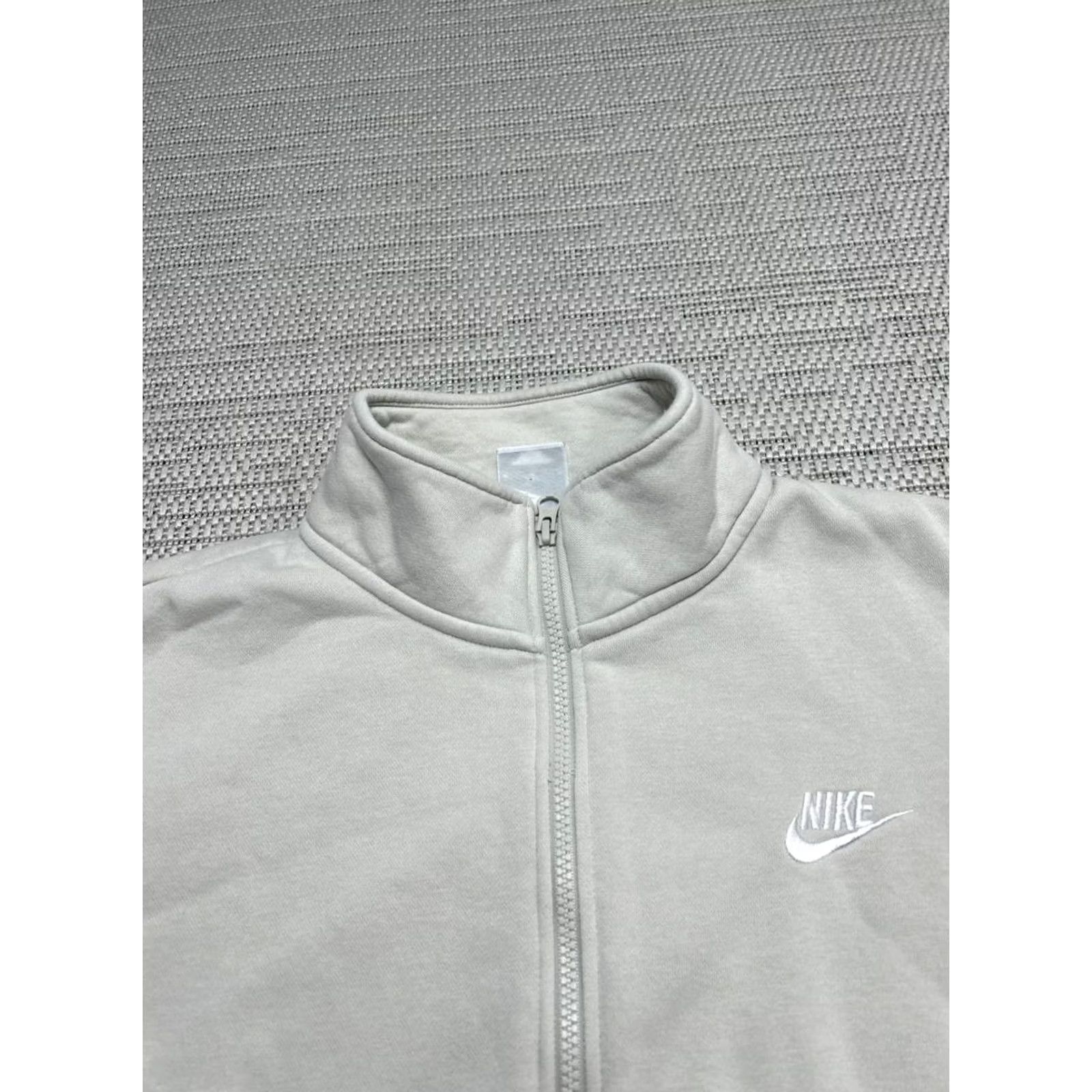 Nike Nike Sportswear Club Half Zip Sweatshirt Mens Gray Medium Fleece Lined Mock Neck Size US M / EU 48-50 / 2 - 3 Thumbnail