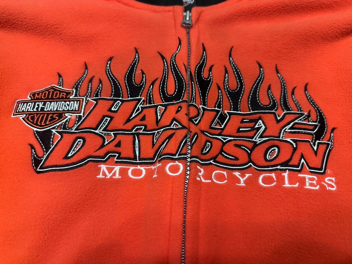 Harley Davidson × Vintage Vintage Harley Davidson Flame Logo Hoodie Size US M / EU 48-50 / 2 - 3 Thumbnail