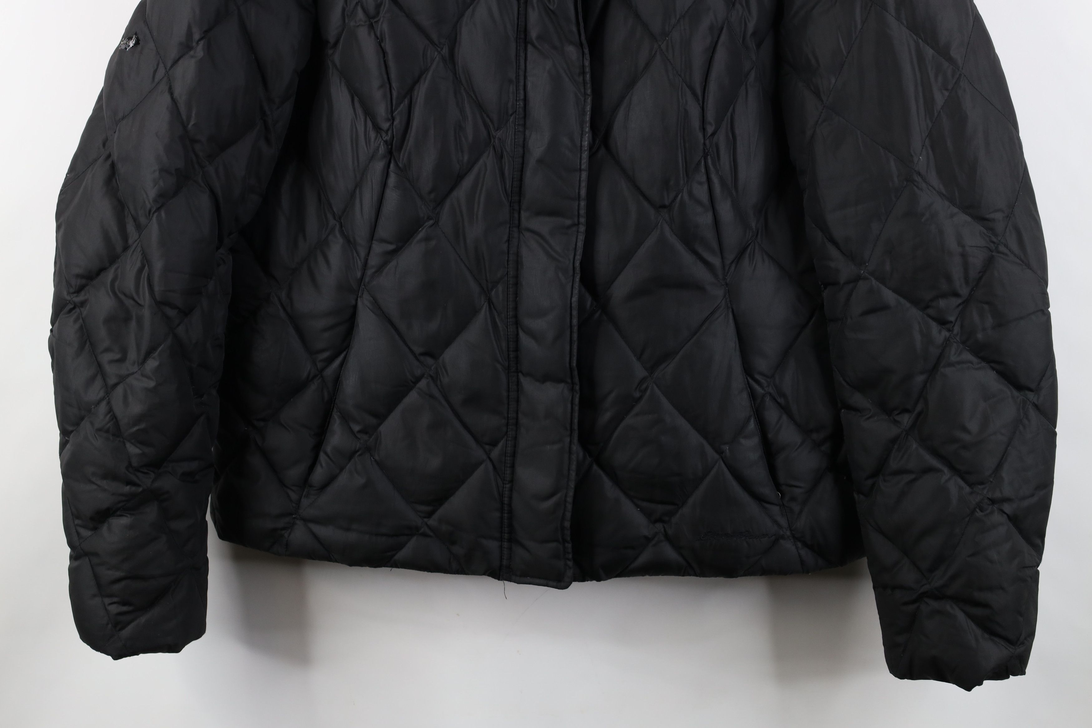 Eddie Bauer Vintage Eddie Bauer Goose Down Quilted Puffer Jacket Black Size XL / US 12-14 / IT 48-50 - 3 Thumbnail