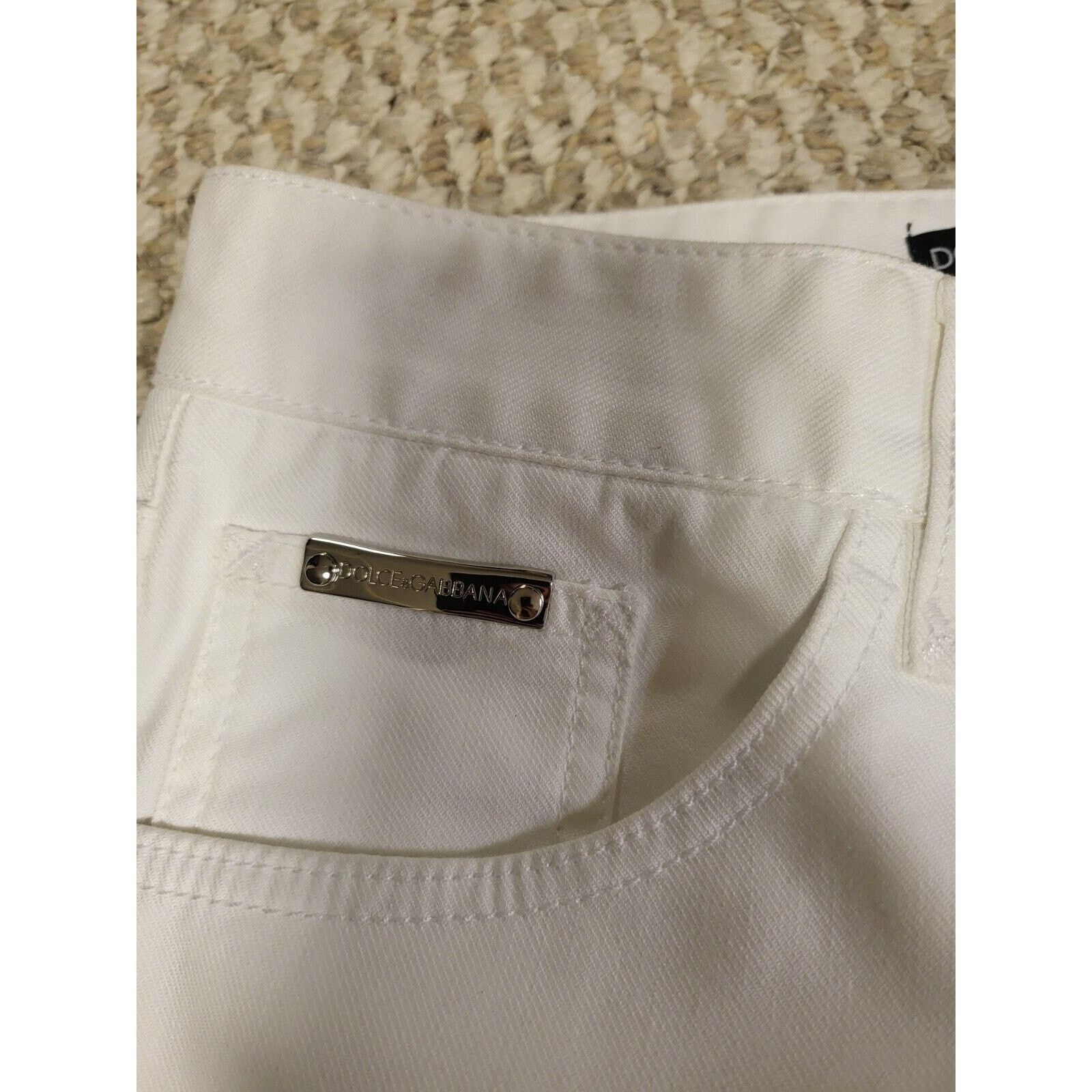 Dolce & Gabbana dolce gabbana womens size 40 white jeans / Pants Size 40" / US 18 - 5 Thumbnail