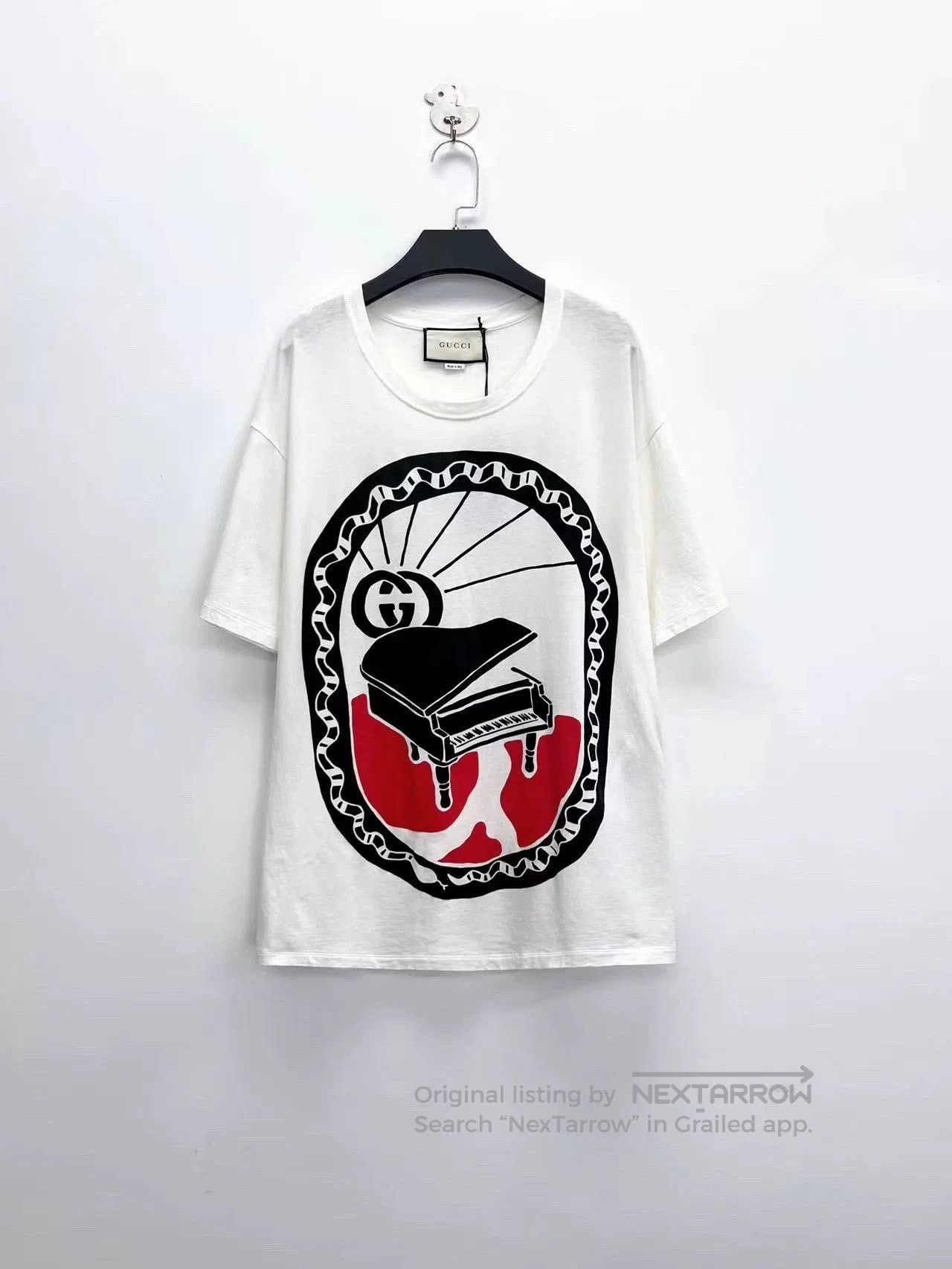 Gucci gucci white short sleeve t. Size US S / EU 44-46 / 1 - 1 Thumbnail