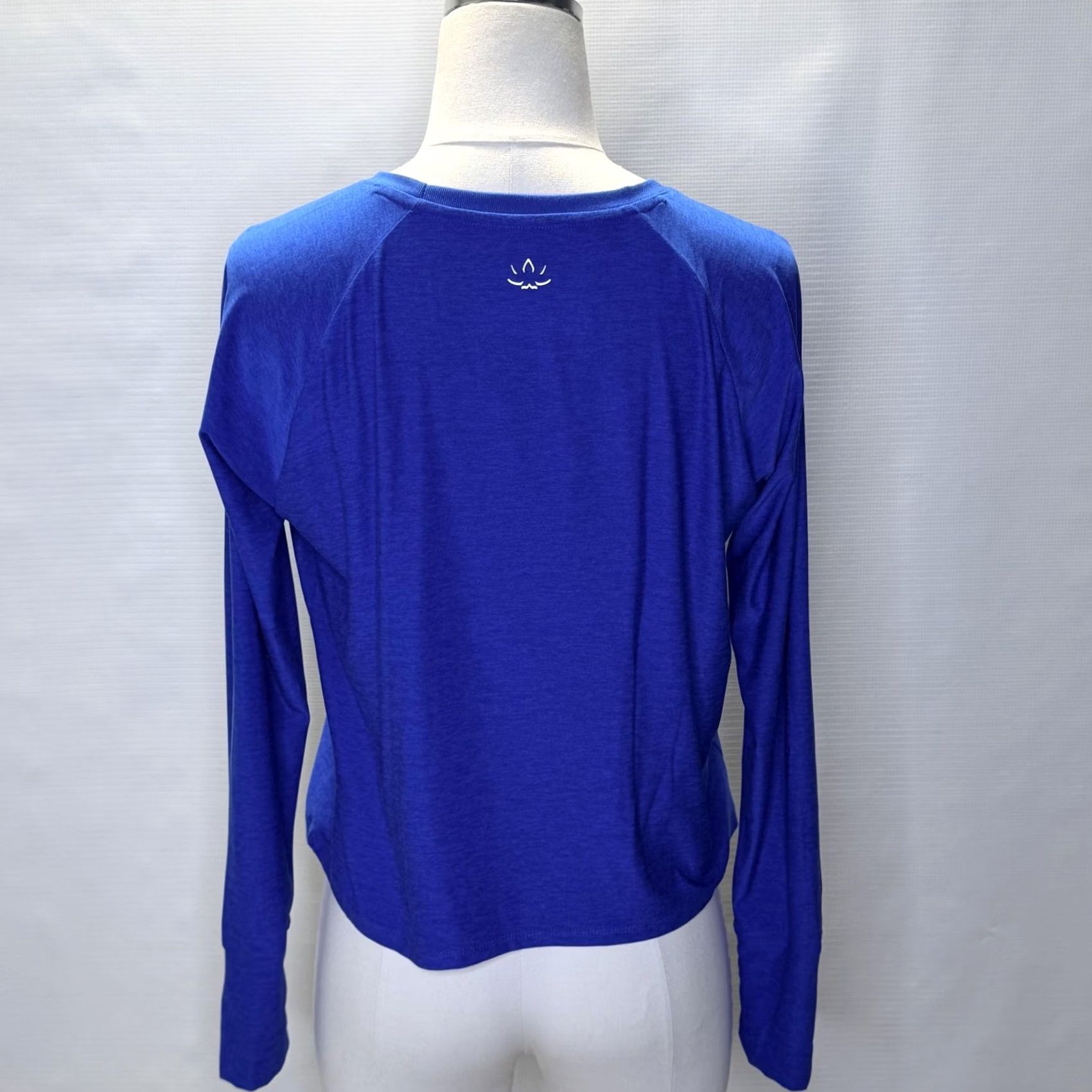 Prana prAna Shirt Womens Medium Blue Long Sleeve Raglan Relaxed Fit Tee Yoga Size M / US 6-8 / IT 42-44 - 3 Thumbnail