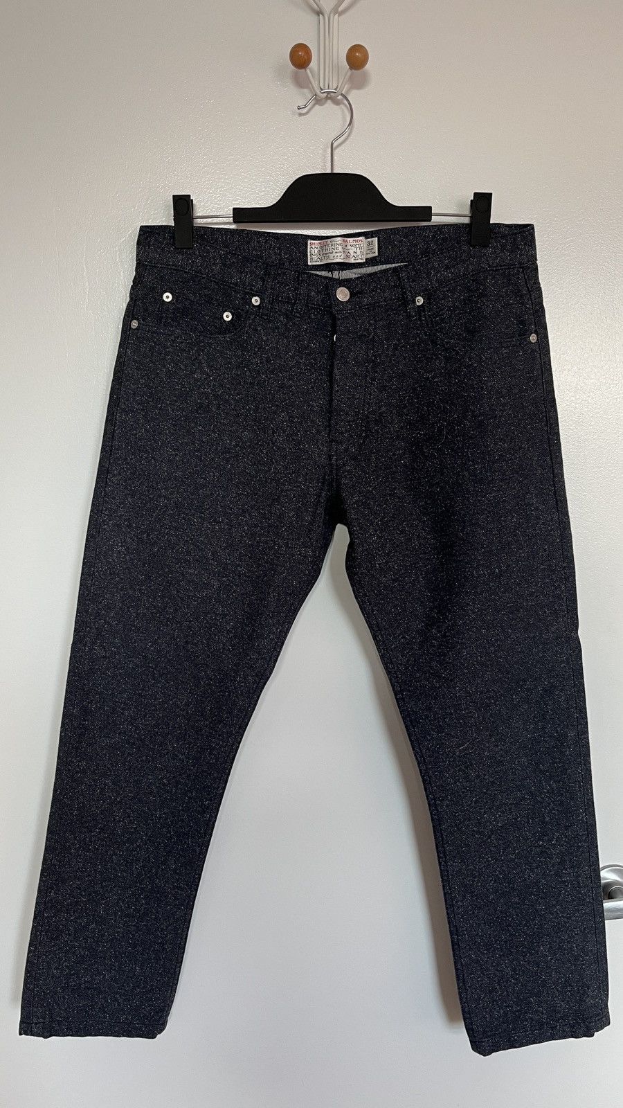 Black Flecked Jeans