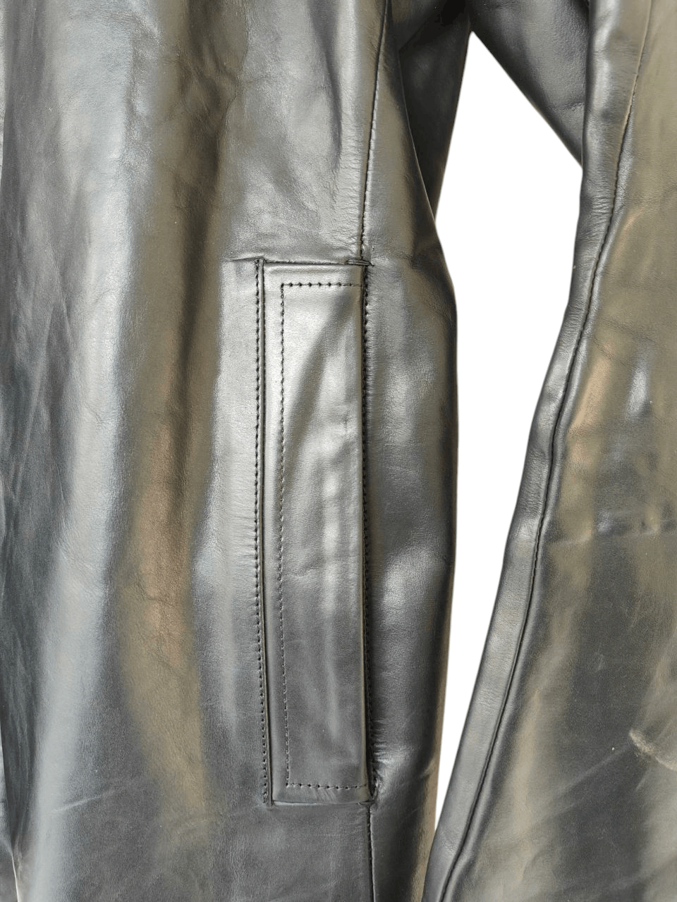 Devoa Devoa high Neck Jacket Calf Leather Size US S / EU 44-46 / 1 - 8 Thumbnail