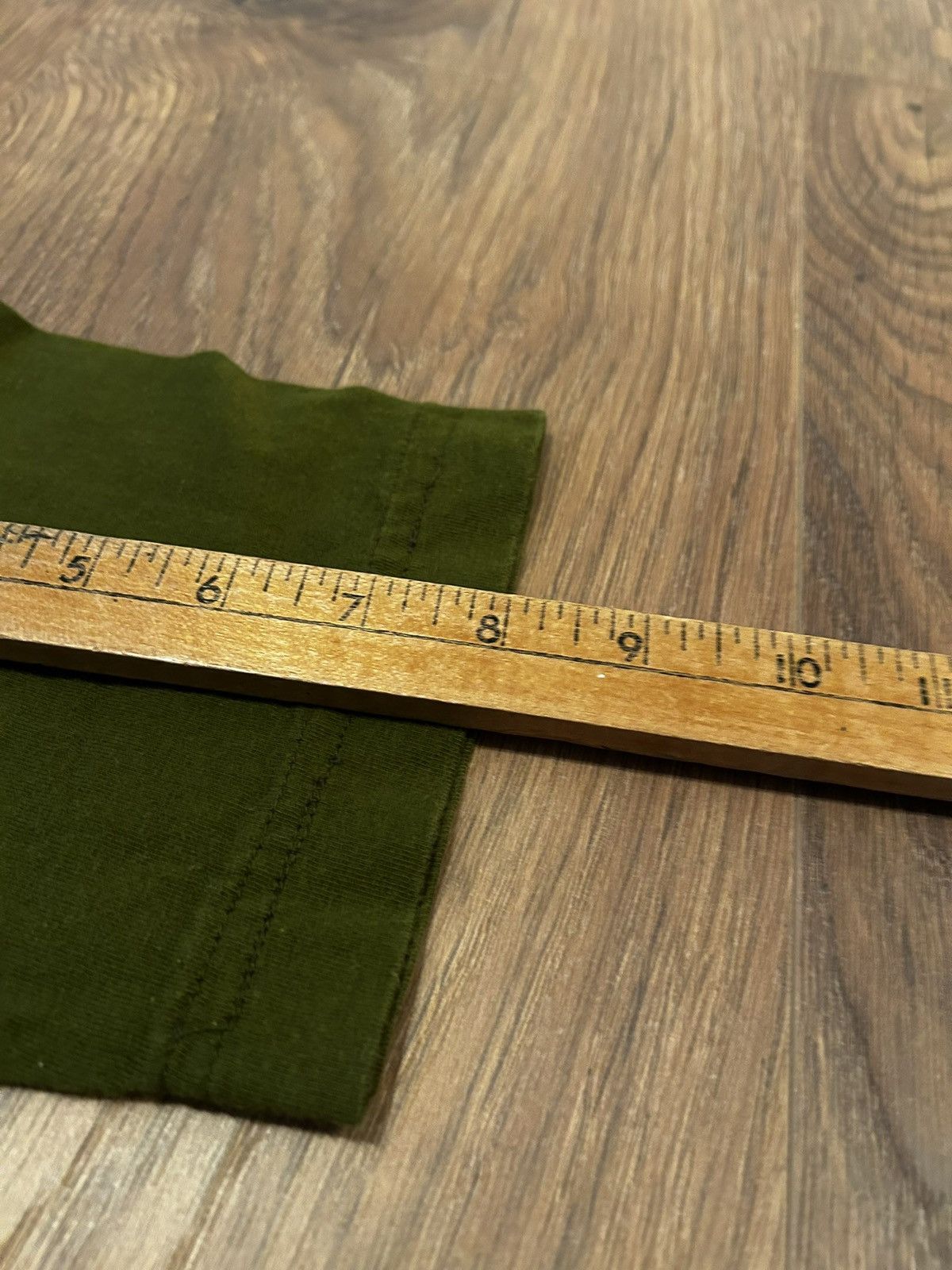 Stussy Stussy green tee with embroidered logo Size US S / EU 44-46 / 1 - 7 Thumbnail