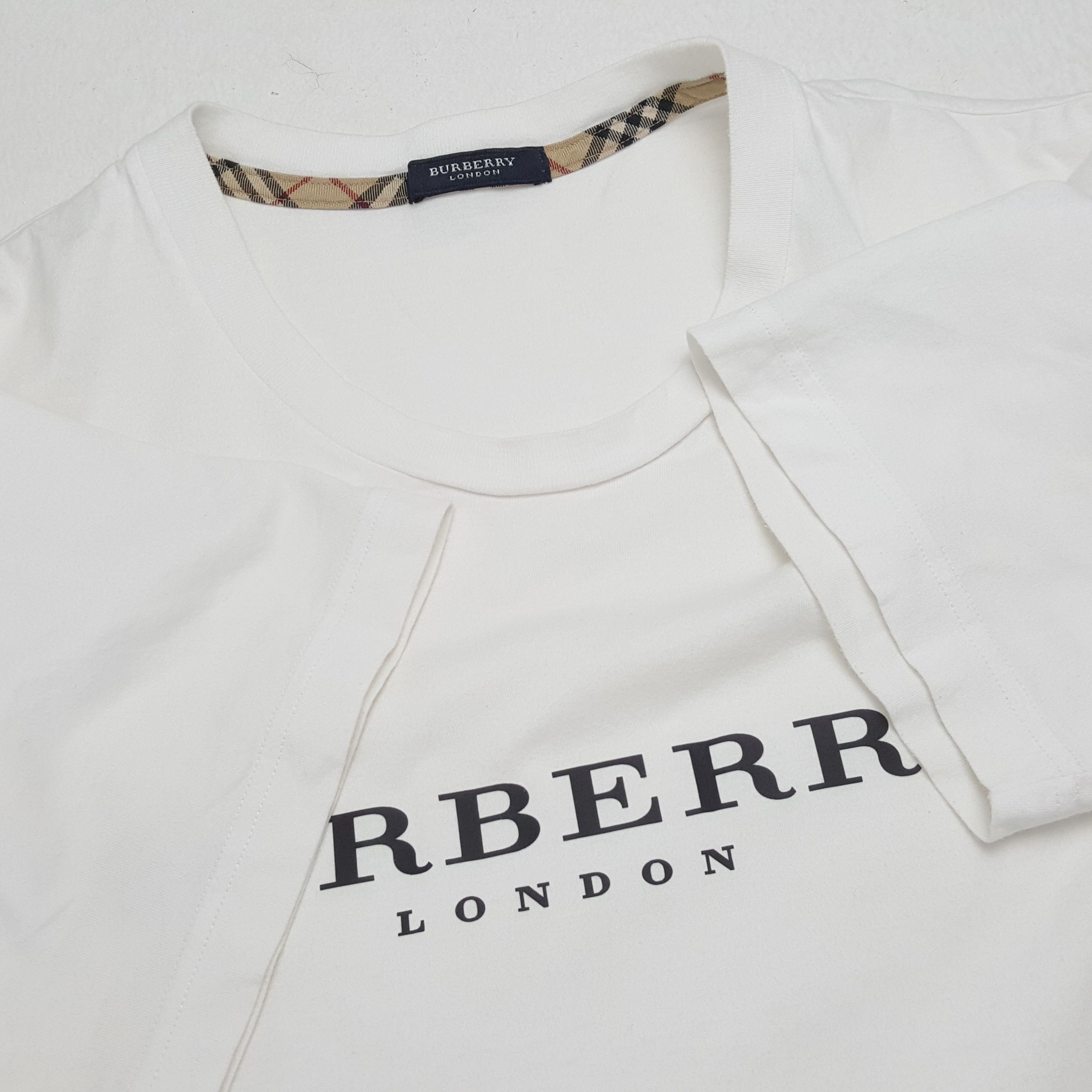 Burberry × Vintage BURBERRY LONDON Luxury Brand Custom Art Tshirt Size US M / EU 48-50 / 2 - 5 Thumbnail