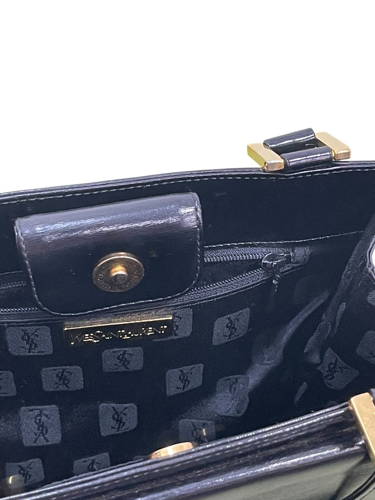 Yves Saint Laurent Full Leather YSL Yves Saint Laurent Vtg Hand Bag 1🟩6 Size ONE SIZE - 20 Thumbnail