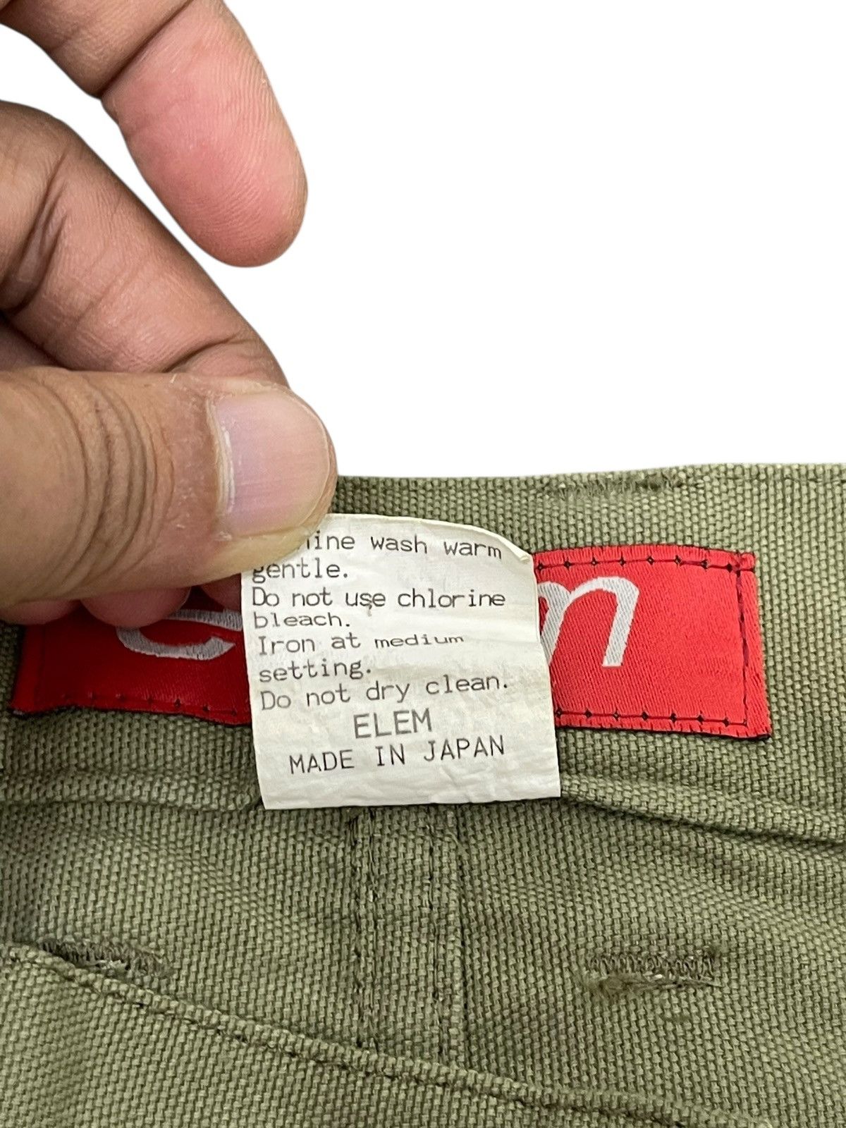 Japanese Brand Elem Cargo Pant Hybrid Sweat Pockets Style Regular 4🟦0 Size US 31 - 15 Thumbnail