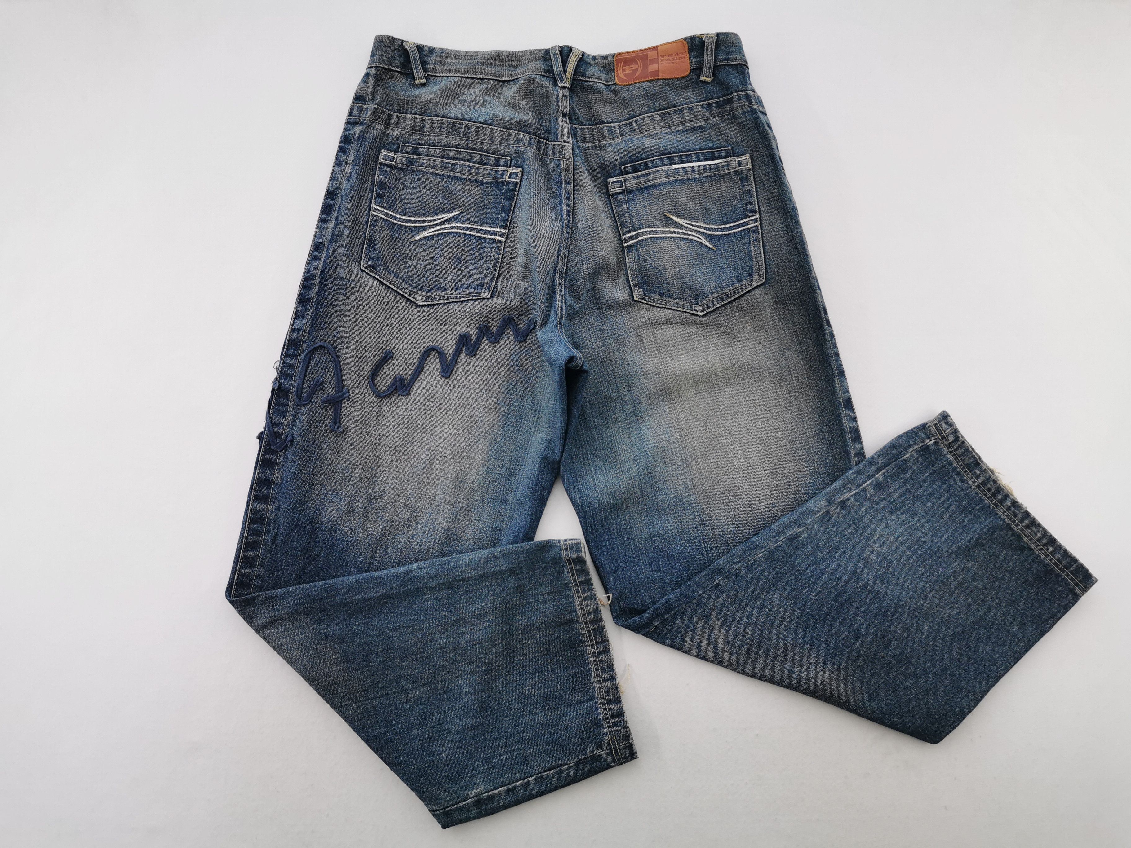 Phat Farm Distressed Phat Farm Denim Jeans Big Size 37 Size US 37 - 5 Thumbnail