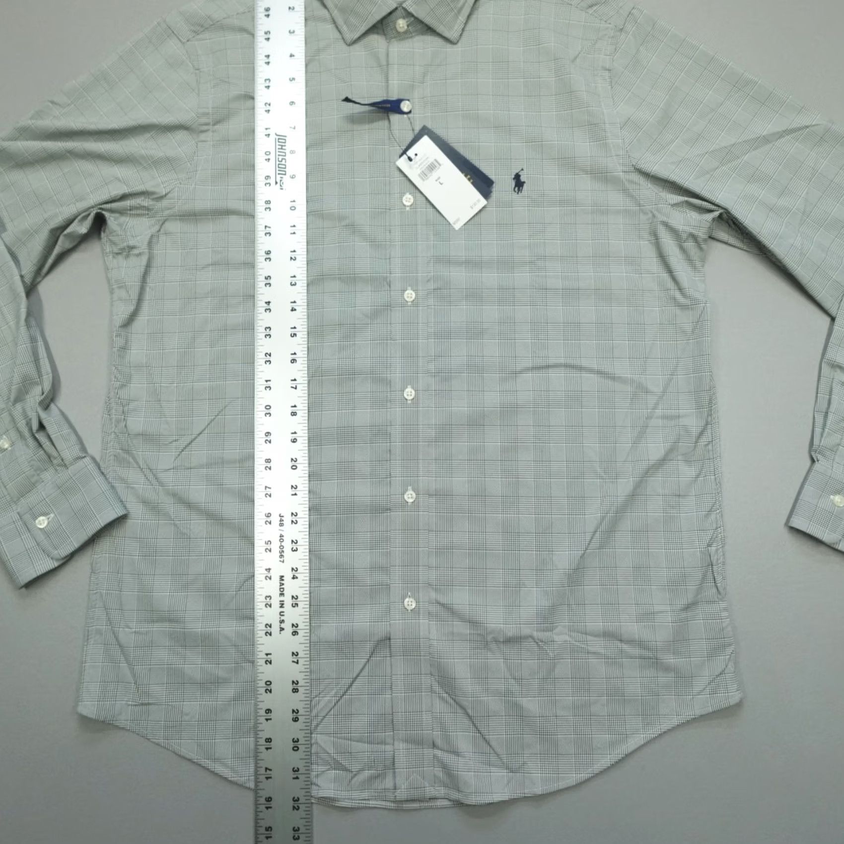 Polo Ralph Lauren Polo Ralph Lauren Shirt Men's Classic Fit L Plaid Green White Performance Button-Up Size US L / EU 52-54 / 3 - 7 Thumbnail