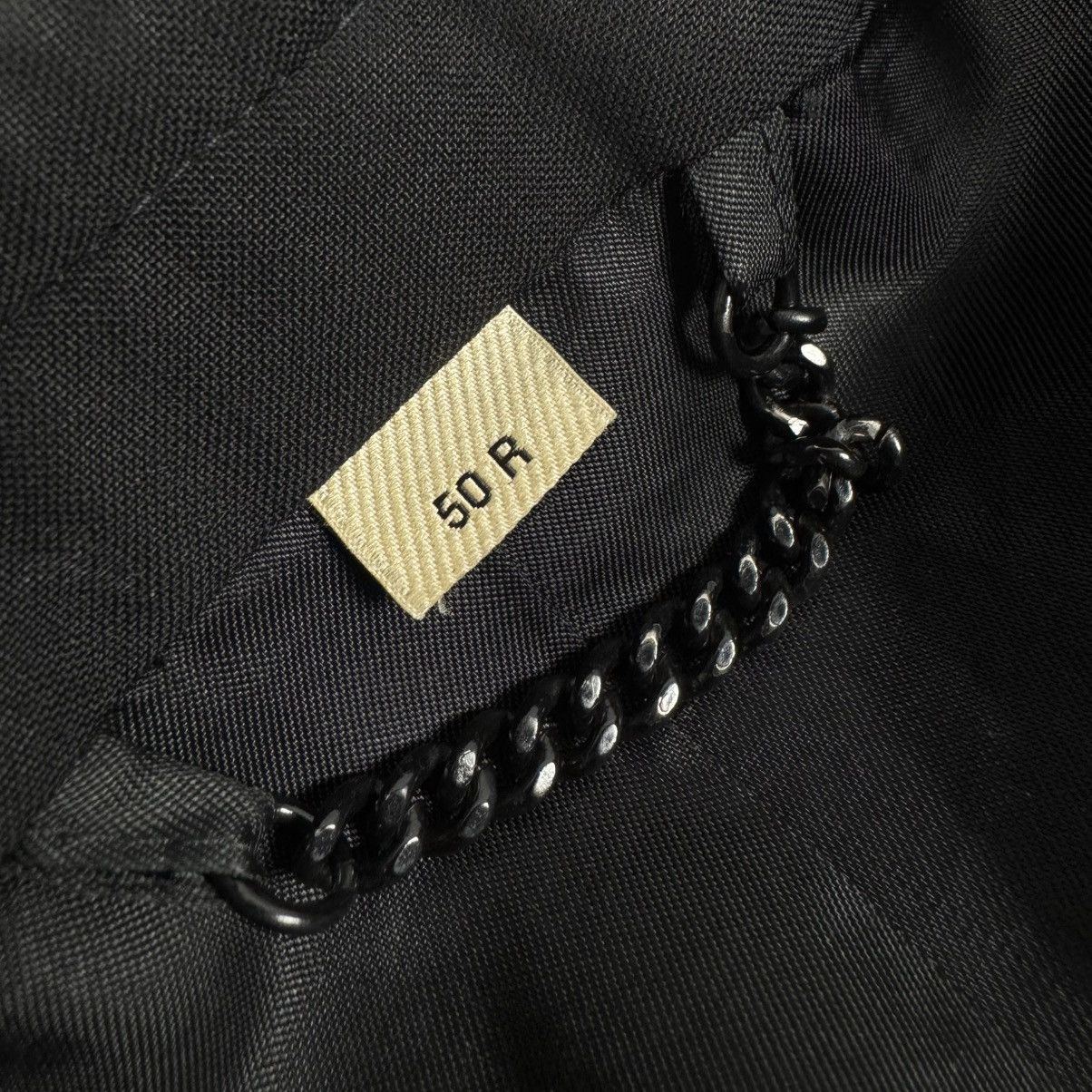 Burberry × Designer Burberry London Mansell Virgin Wool Black Jacket Blazer Size 50R - 9 Thumbnail