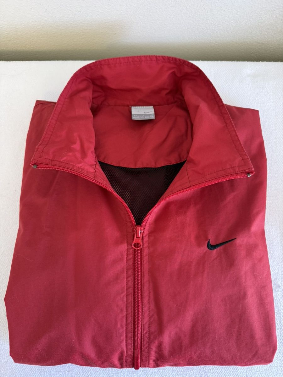 Nike Mens M Vintage Nike Red Windbreaker Size US M / EU 48-50 / 2 - 12 Thumbnail