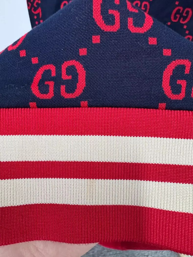 Gucci Gucci Classic gg jacquard stand-up collar zipper long-slee Size US M / EU 48-50 / 2 - 6 Thumbnail