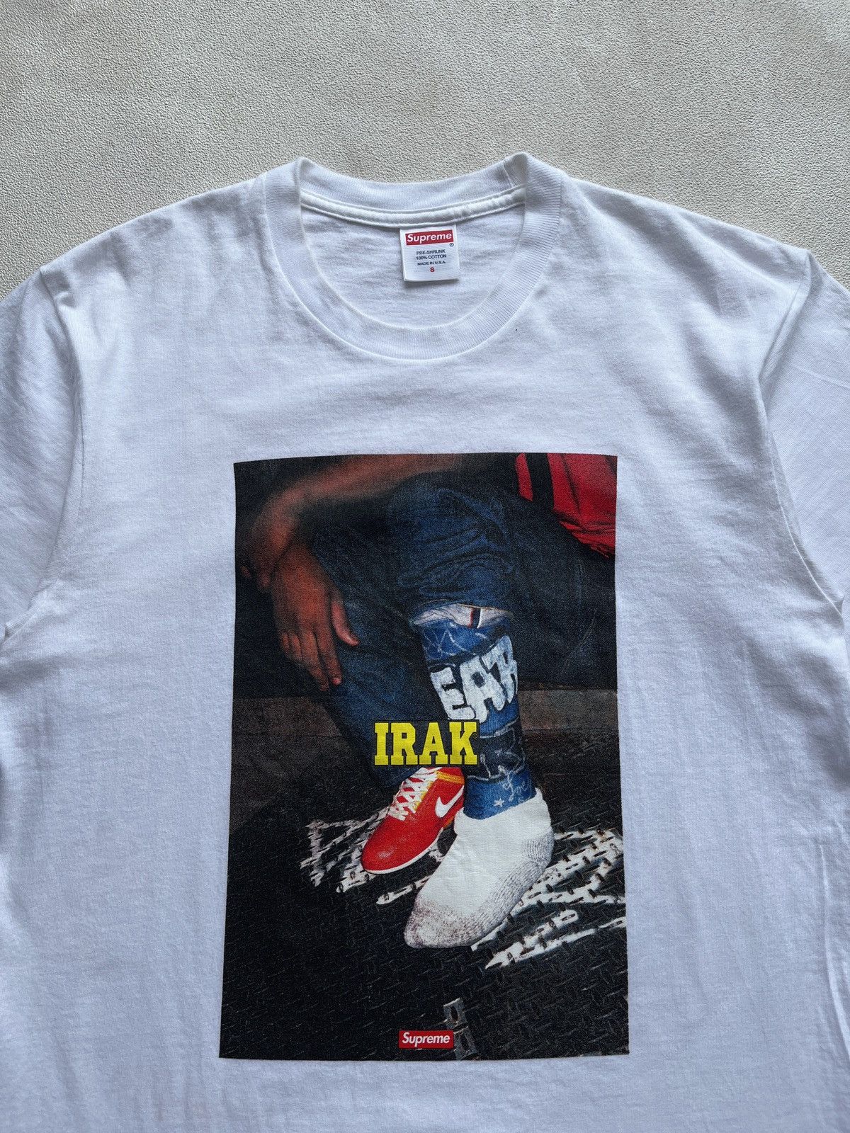 IRAK × Supreme Supreme X Irak Cast White Tee Size US S / EU 44-46 / 1 - 2 Thumbnail