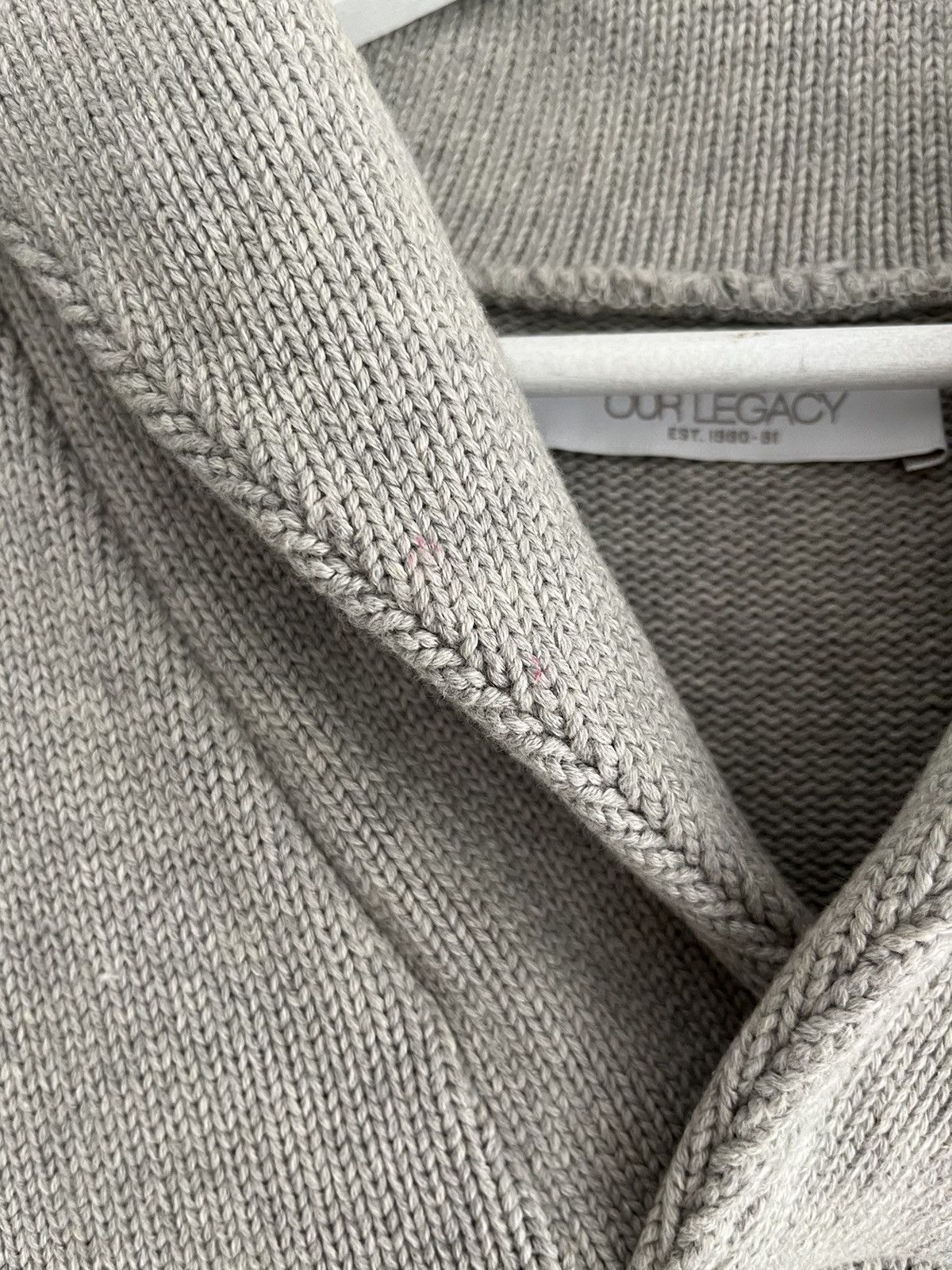 Our Legacy Our Legacy Heavy Knit Sweater V-neck Button Up Size US M / EU 48-50 / 2 - 7 Thumbnail
