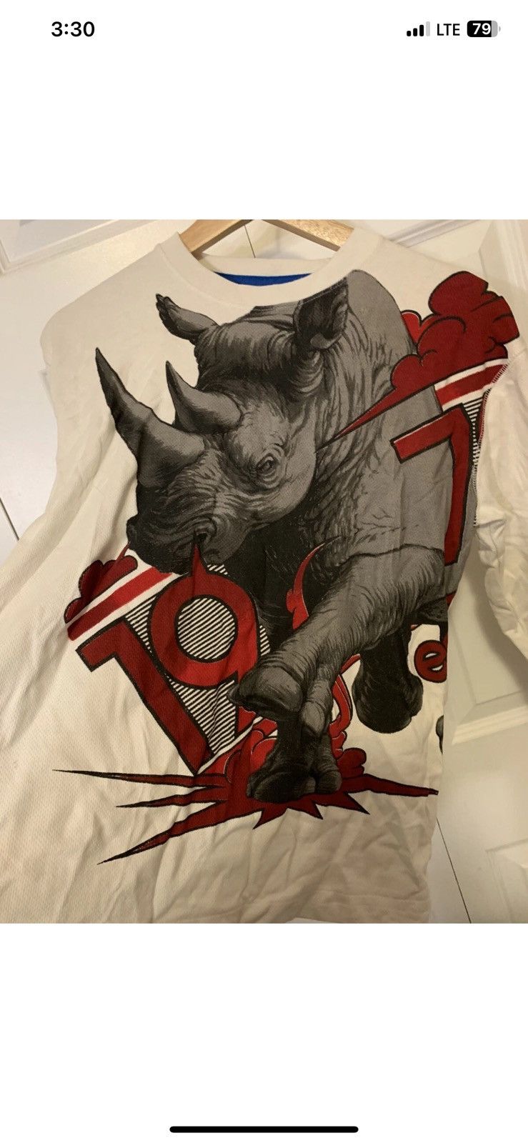 Ecko Unltd. ECKO UNLIMITED 1972 RHINO T-SHIRT MEN sz M White Red Size US M / EU 48-50 / 2 - 7 Thumbnail