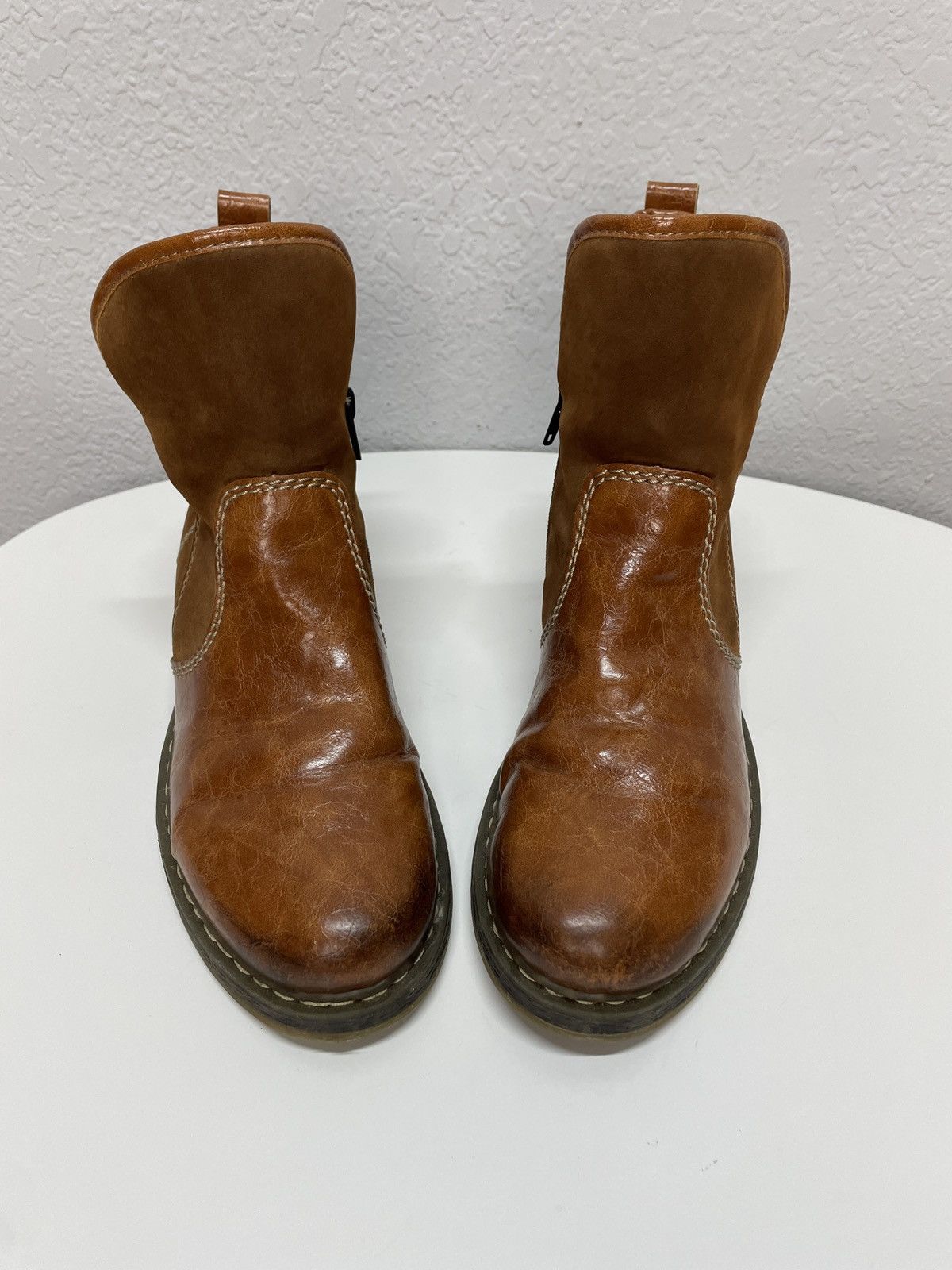 If Six Was Nine Vintage Italian AS 98 Vibe Guidi Style Leather Biker Boots Size US 8 / EU 41 - 5 Thumbnail