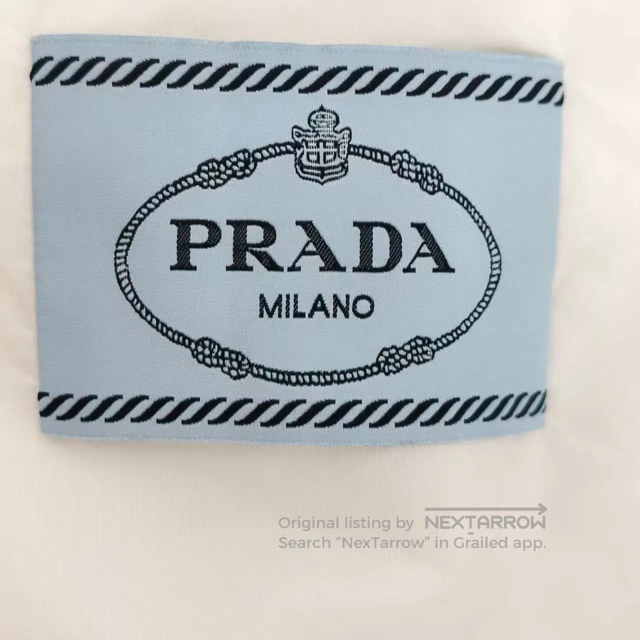 Prada Prada White Triangle Logo Zip Hoodie Jacket| Size S / US 4 / IT 40 - 2 Thumbnail