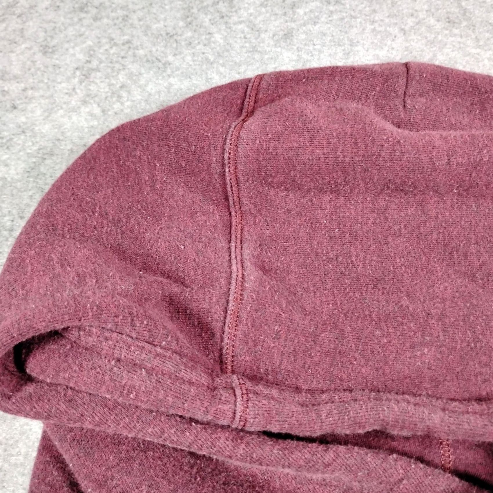 Lululemon Lululemon Hoodie Pullover Activewear Maroon Heathered Wine Size 2 Size XS / US 0-2 / IT 36-38 - 4 Thumbnail