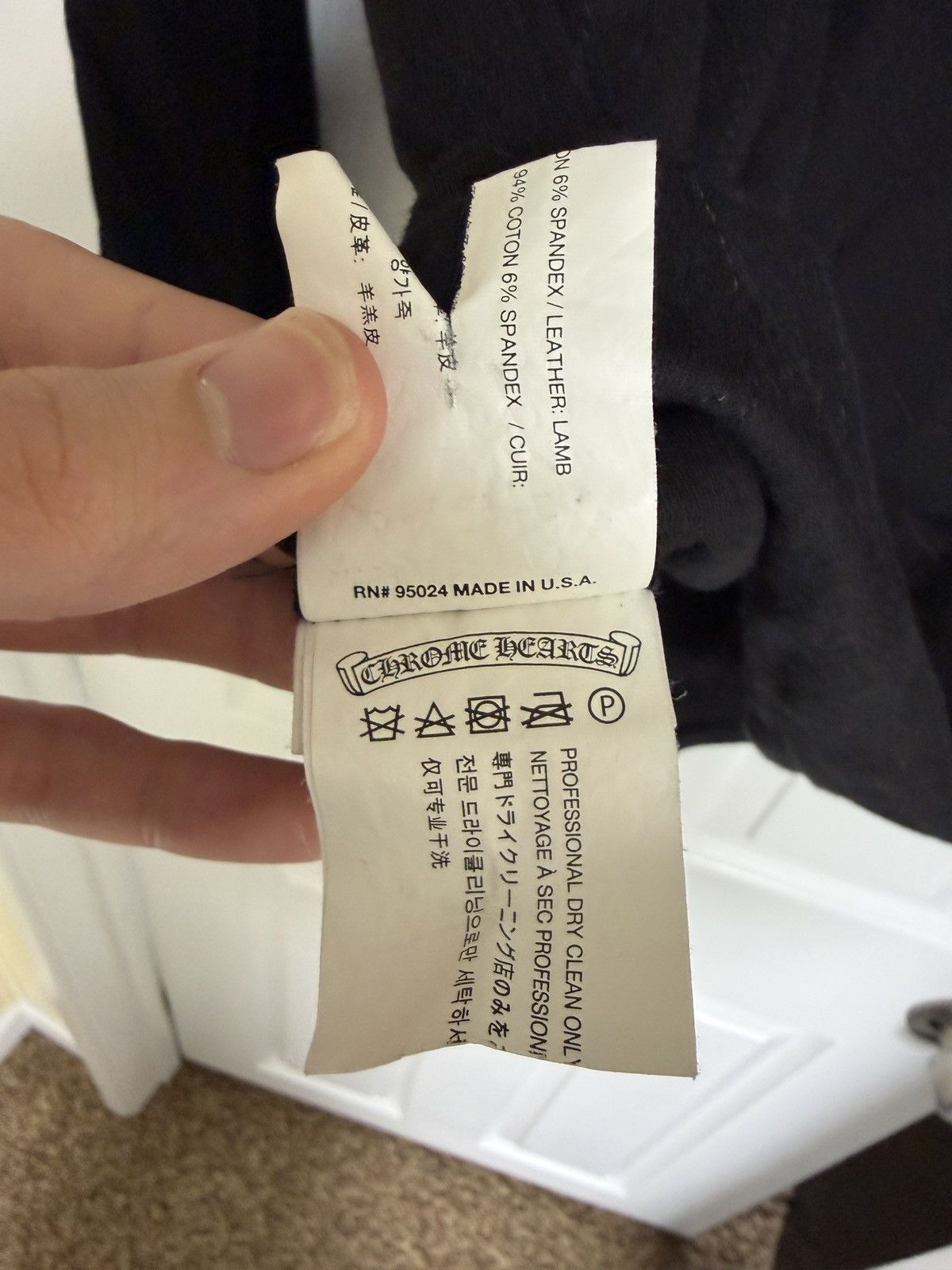 Chrome Hearts Chrome Hearts Quilted Patch Lonsleeve Size US M / EU 48-50 / 2 - 7 Thumbnail
