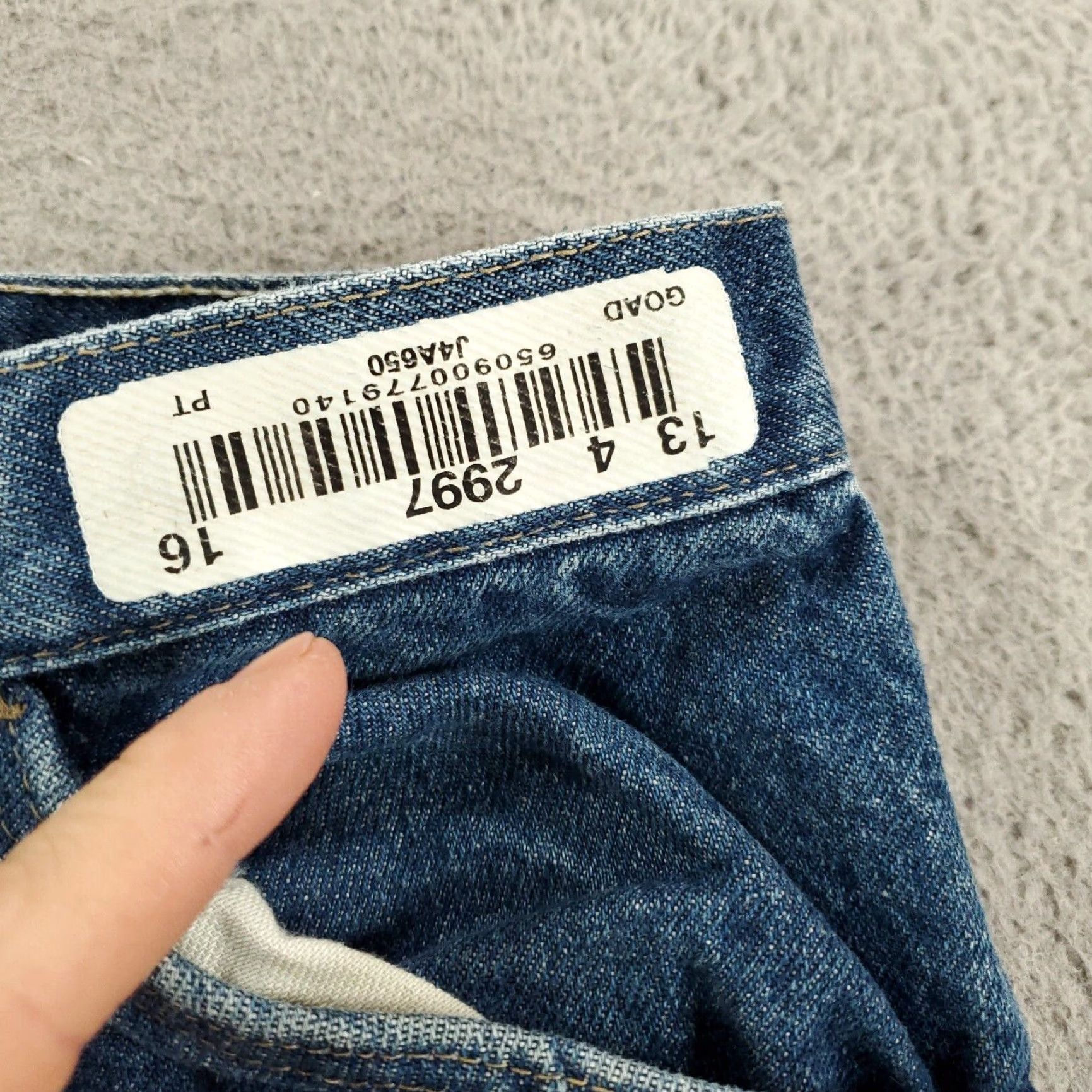 Denime Bulwark Jeans Adult 36x35 Blue Flame-Resistant Reflective Denim FR Workwear Mens Size US 36 / EU 52 - 4 Thumbnail