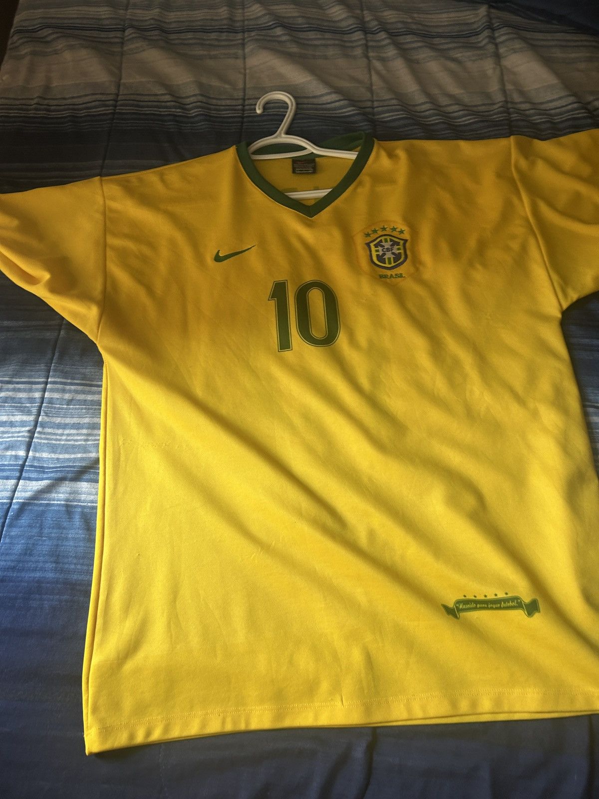 Nike Ronaldinho jersey Size US L / EU 52-54 / 3 - 1 Thumbnail