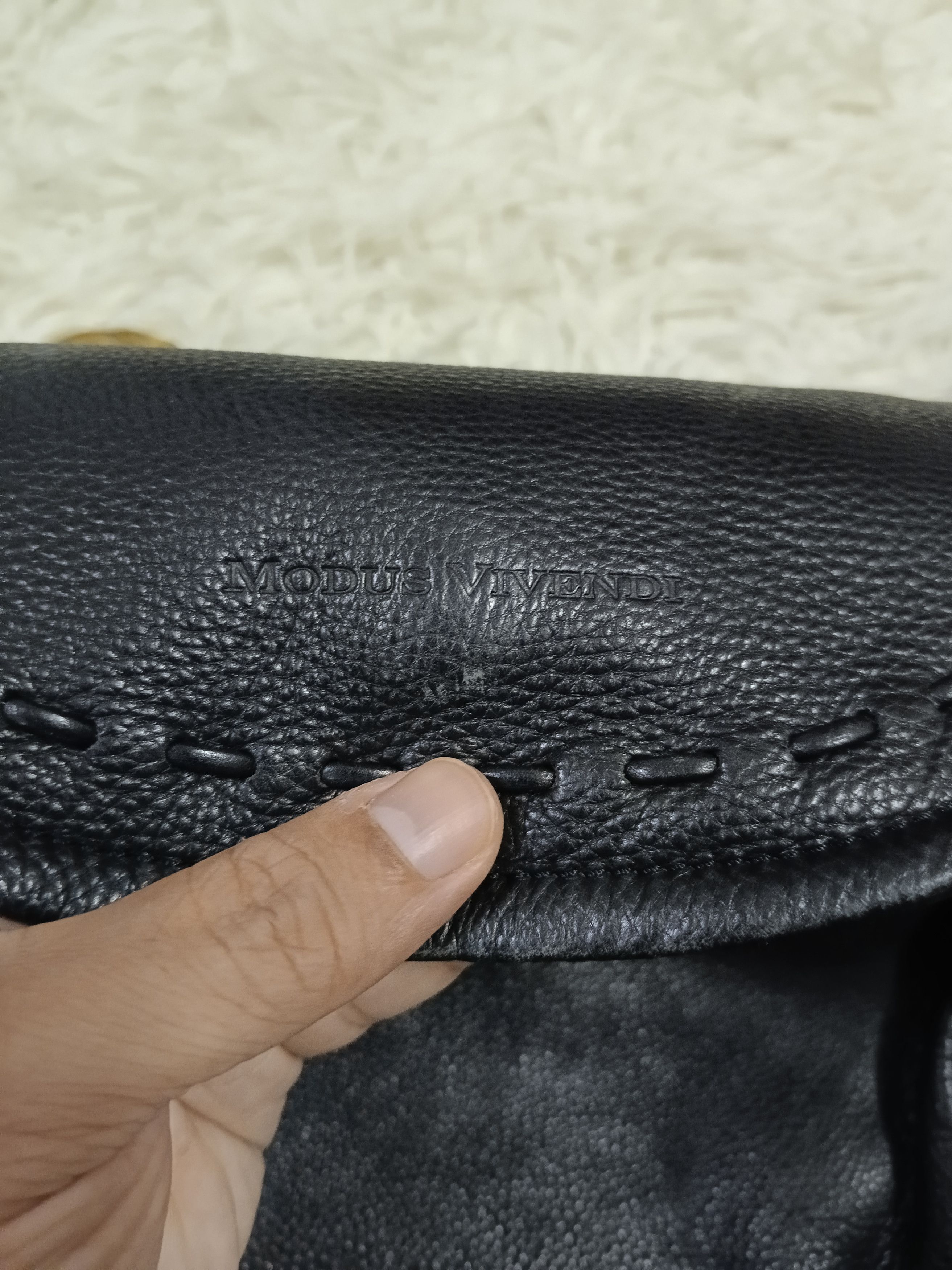 Leather MODUS VIVENDI LEATHER SHOULDER Size ONE SIZE - 7 Thumbnail