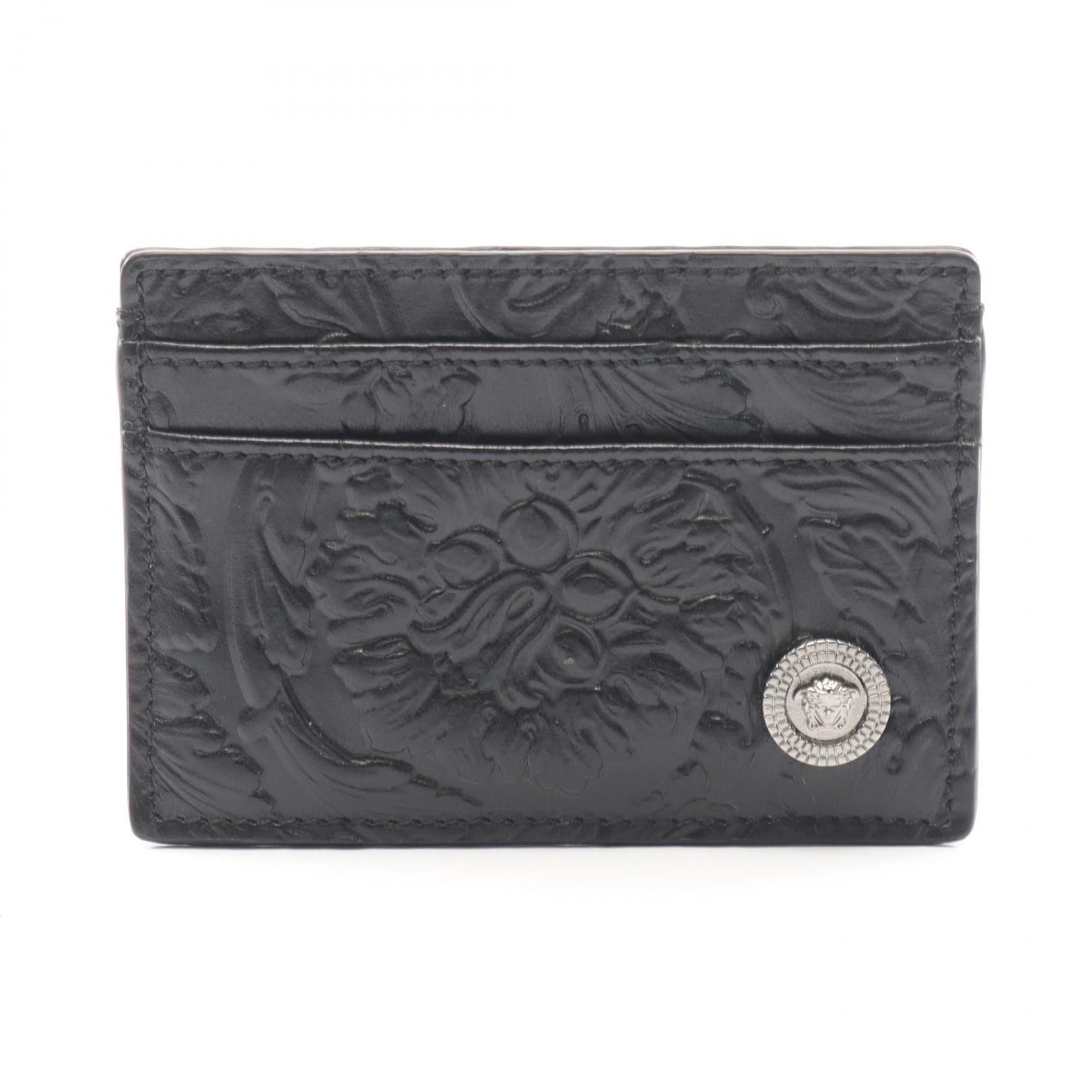 Versace Versace Versace Medusa Leather Card Case Leather Card Case DUTY FREE for USA Size ONE SIZE - 1 Thumbnail