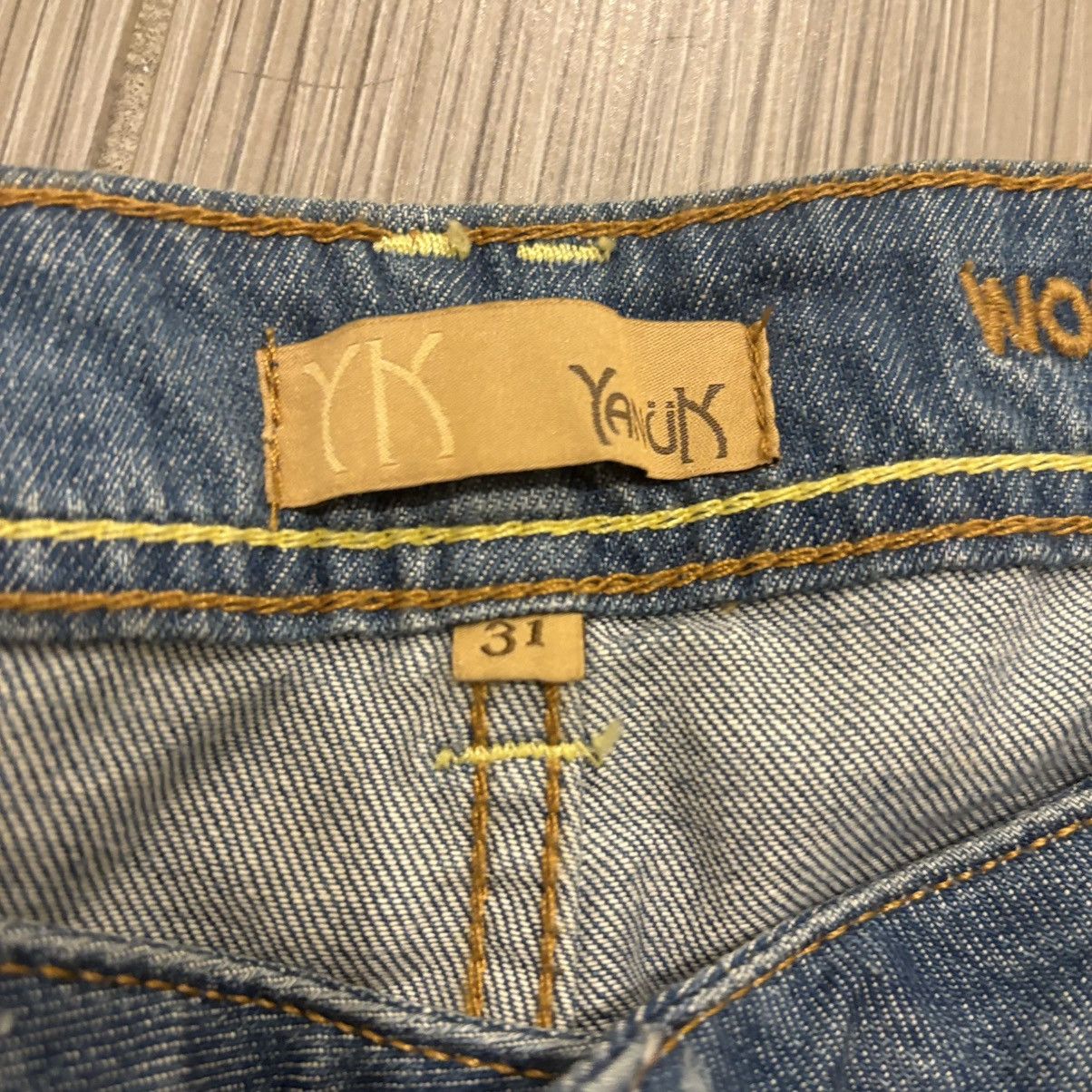 Other Y2K Yanuk “Worker Boyfriend” Paint Splatter Flared Jeans 31 Size US 31 - 7 Thumbnail