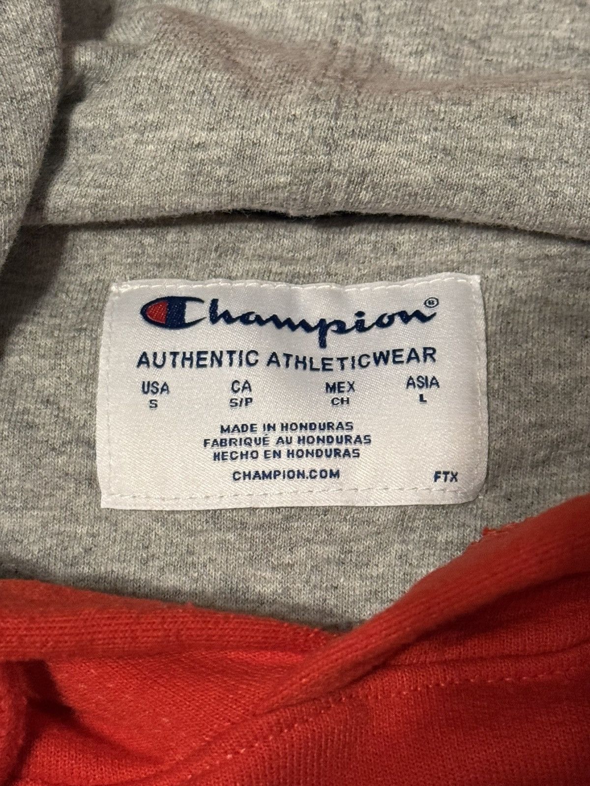 Champion Champion Flag Logo Hoodie Red Small Size US S / EU 44-46 / 1 - 5 Thumbnail