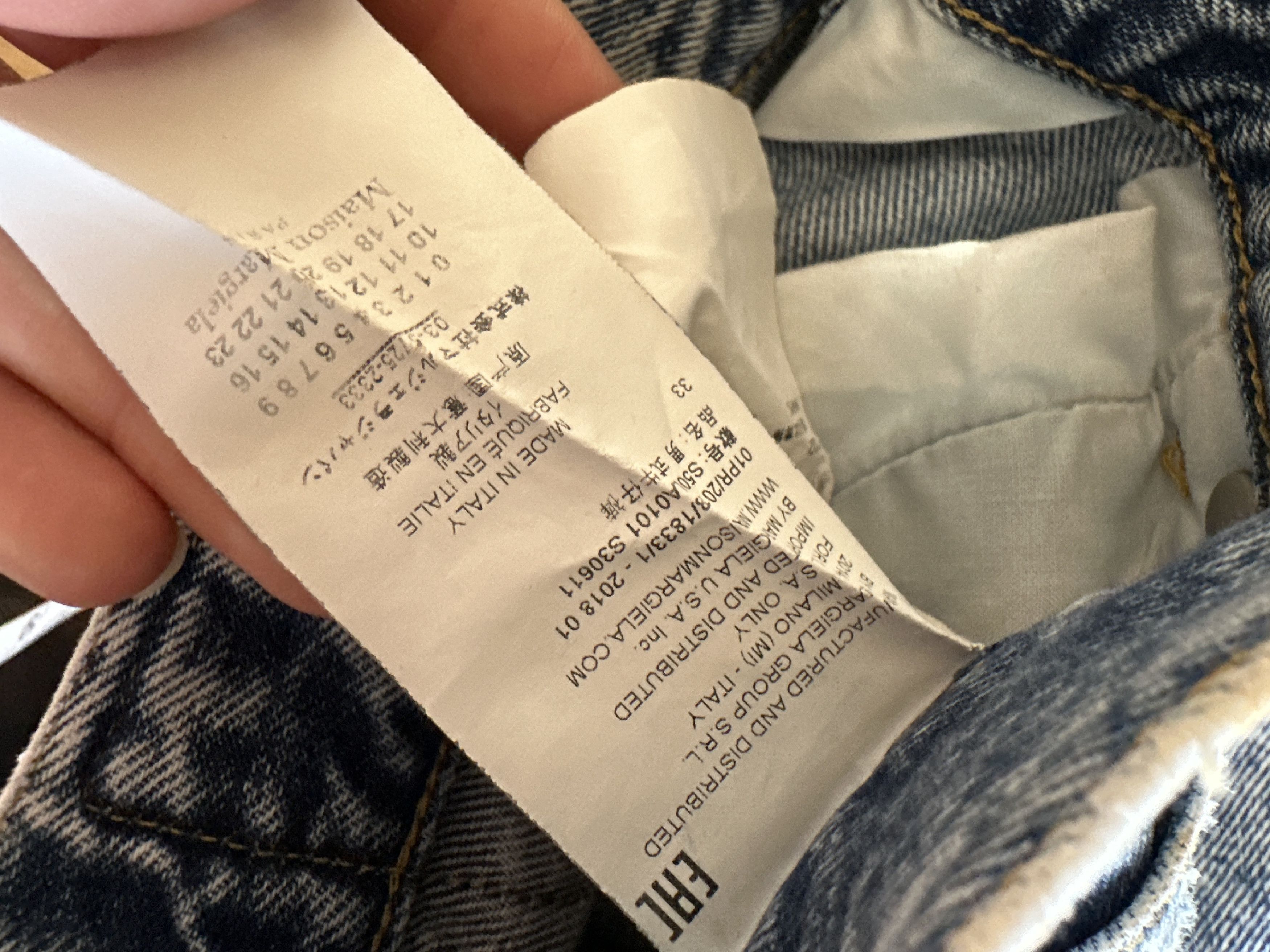 Maison Margiela Maison Margiela Straight Leg Jeans Size US 34 / EU 50 - 9 Thumbnail