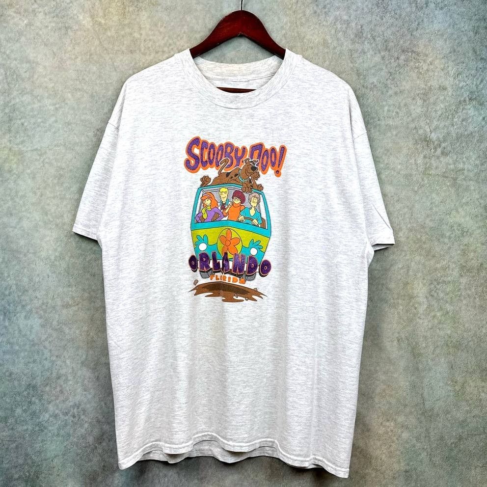Cartoon Network × Vintage Vintage 90s Scooby Doo T Shirt Sz XL Gray Cartoon Graphic Size US XL / EU 56 / 4 - 1 Thumbnail