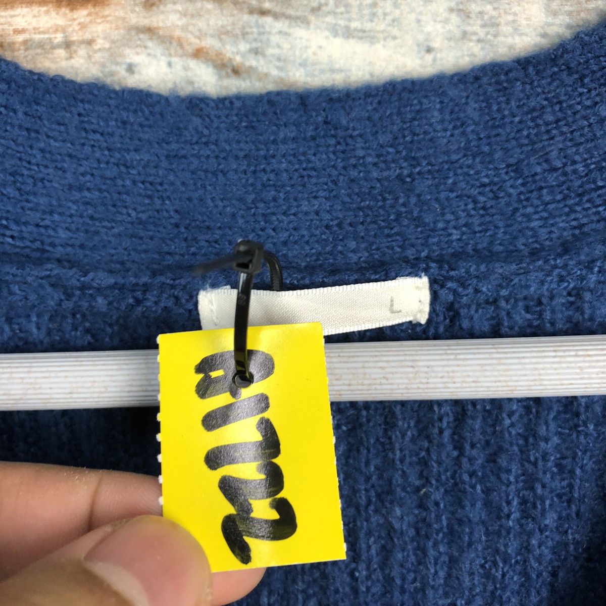 GU GU Blue Cardigan Knitwear #A1722 Size L / US 10 / IT 46 - 9 Thumbnail