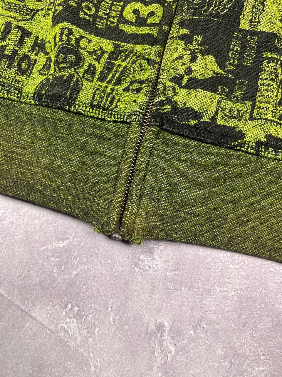C1RCA Circa Green Fleece Graphic Full Zip Hoodie Men's Size S Size US S / EU 44-46 / 1 - 3 Thumbnail
