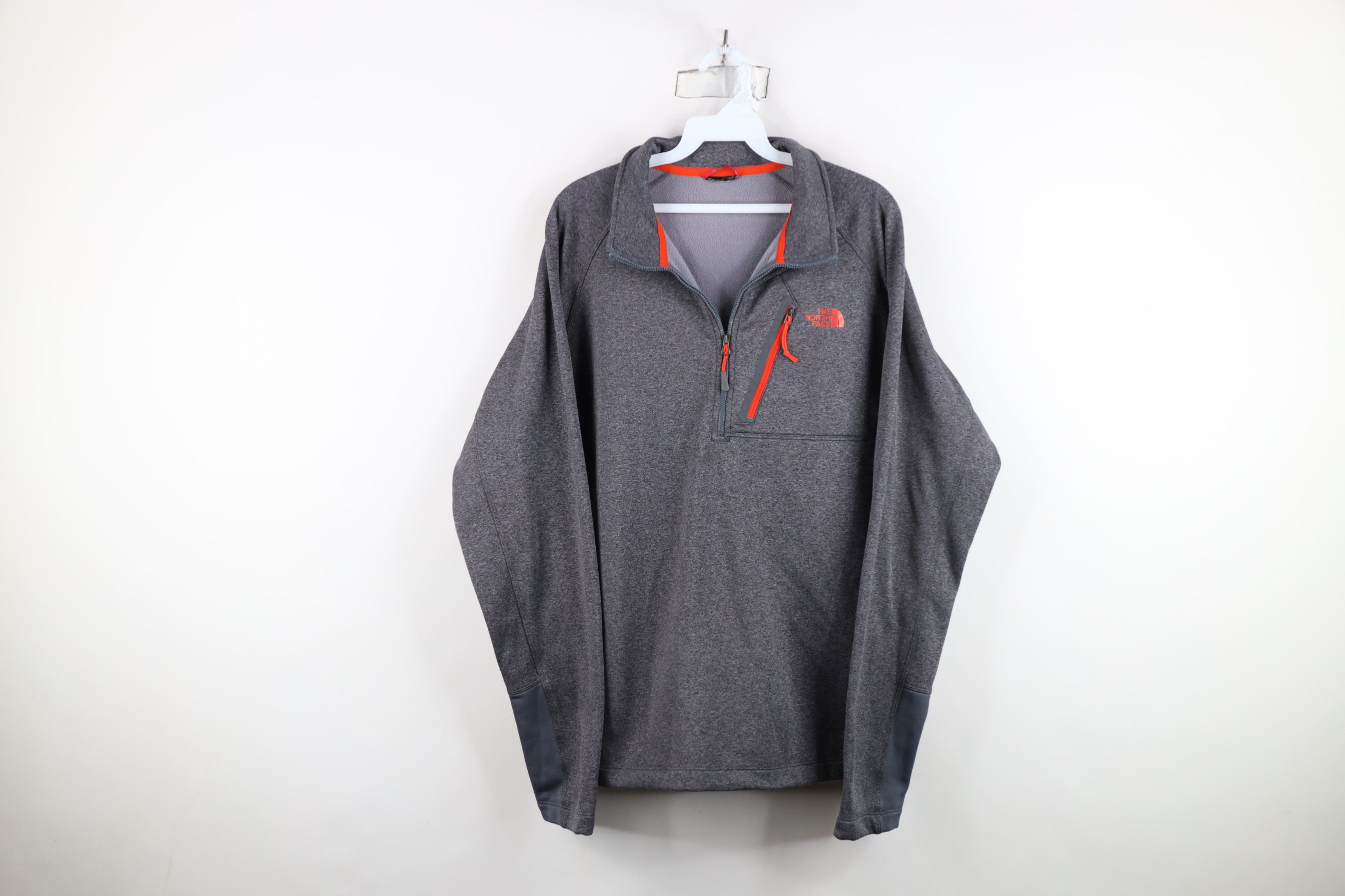 The North Face The North Face Fleece Lined Half Zip Pullover Sweater Gray Size US M / EU 48-50 / 2 - 1 Thumbnail