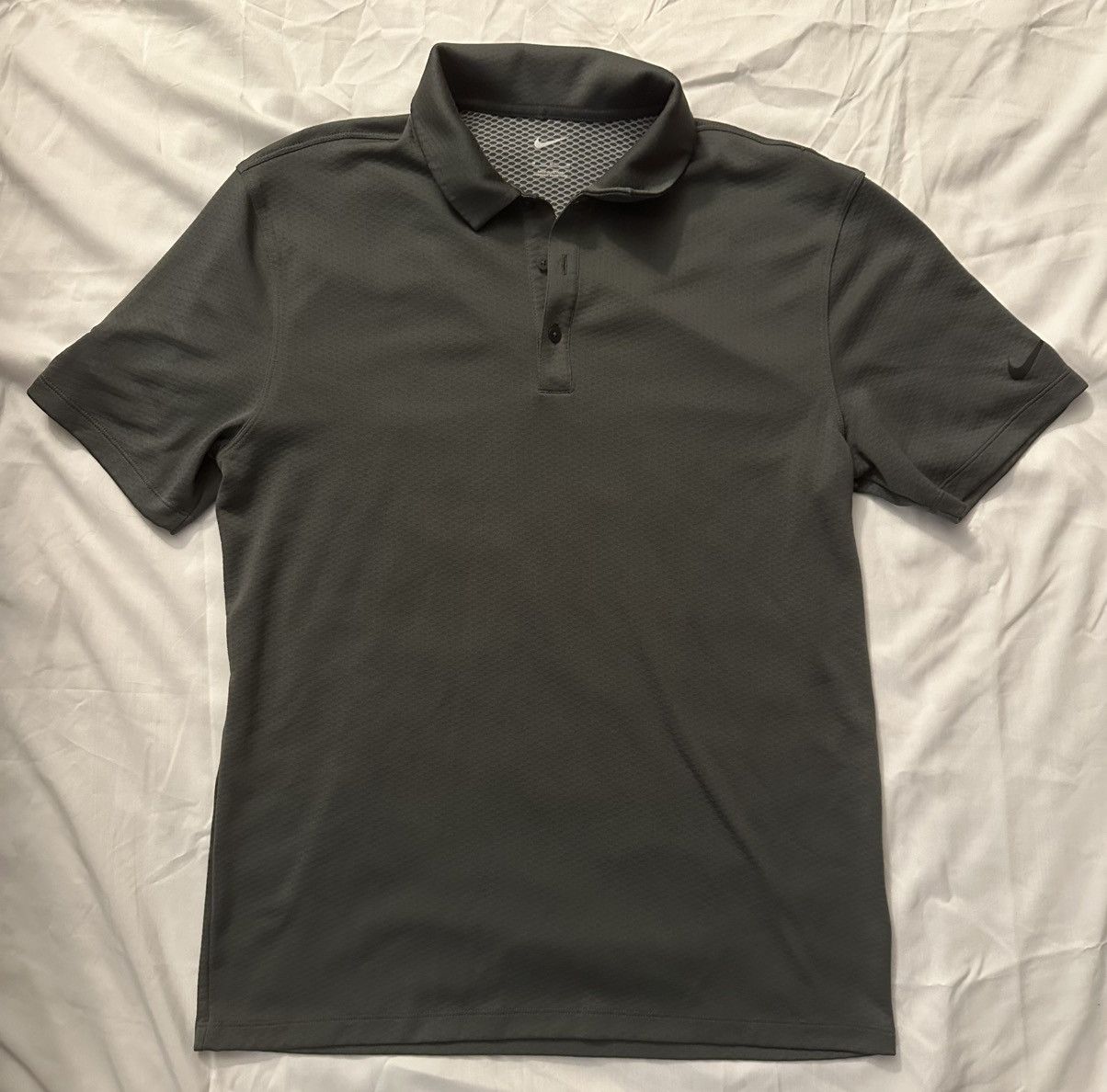 Nike NIKE Golf Dri-Fit Grey Polo Shirt Sz.M Size US M / EU 48-50 / 2 - 1 Thumbnail
