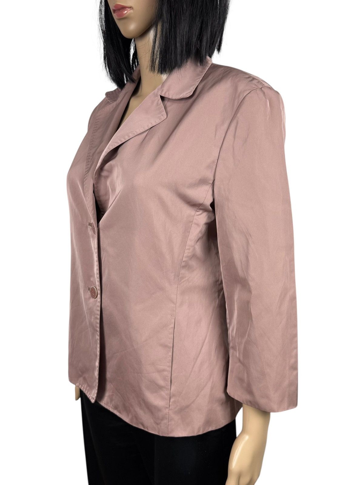 Max Mara Max Mara Powdery Polyester-Seta Blazer Sleeve 3/4 size US10 Size L / US 10 / IT 46 - 4 Thumbnail