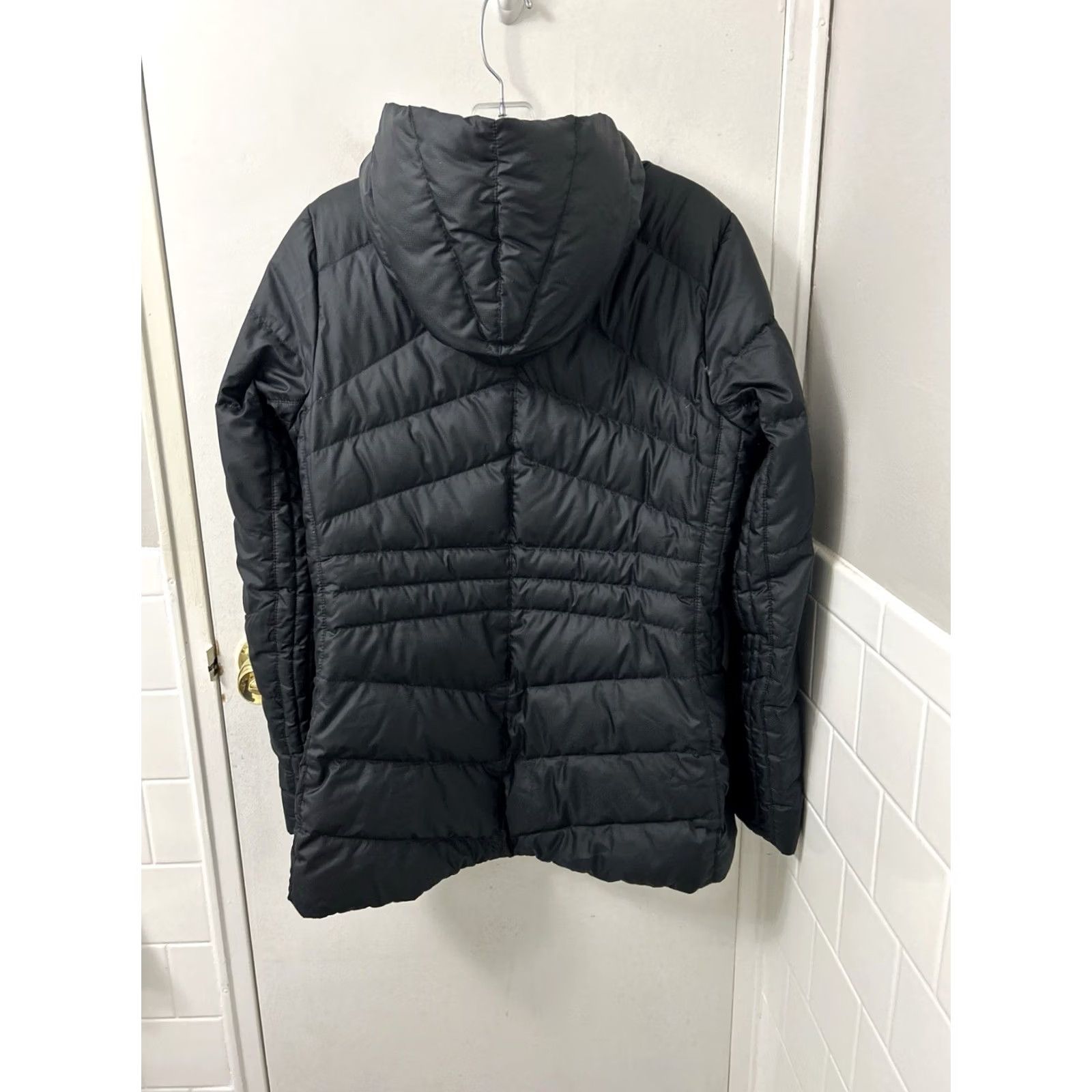 Marmot Marmot Puffer Jacket Womens Medium Black 700 Fill Down Fleece Lined Full Zip L/S Size M / US 6-8 / IT 42-44 - 6 Thumbnail