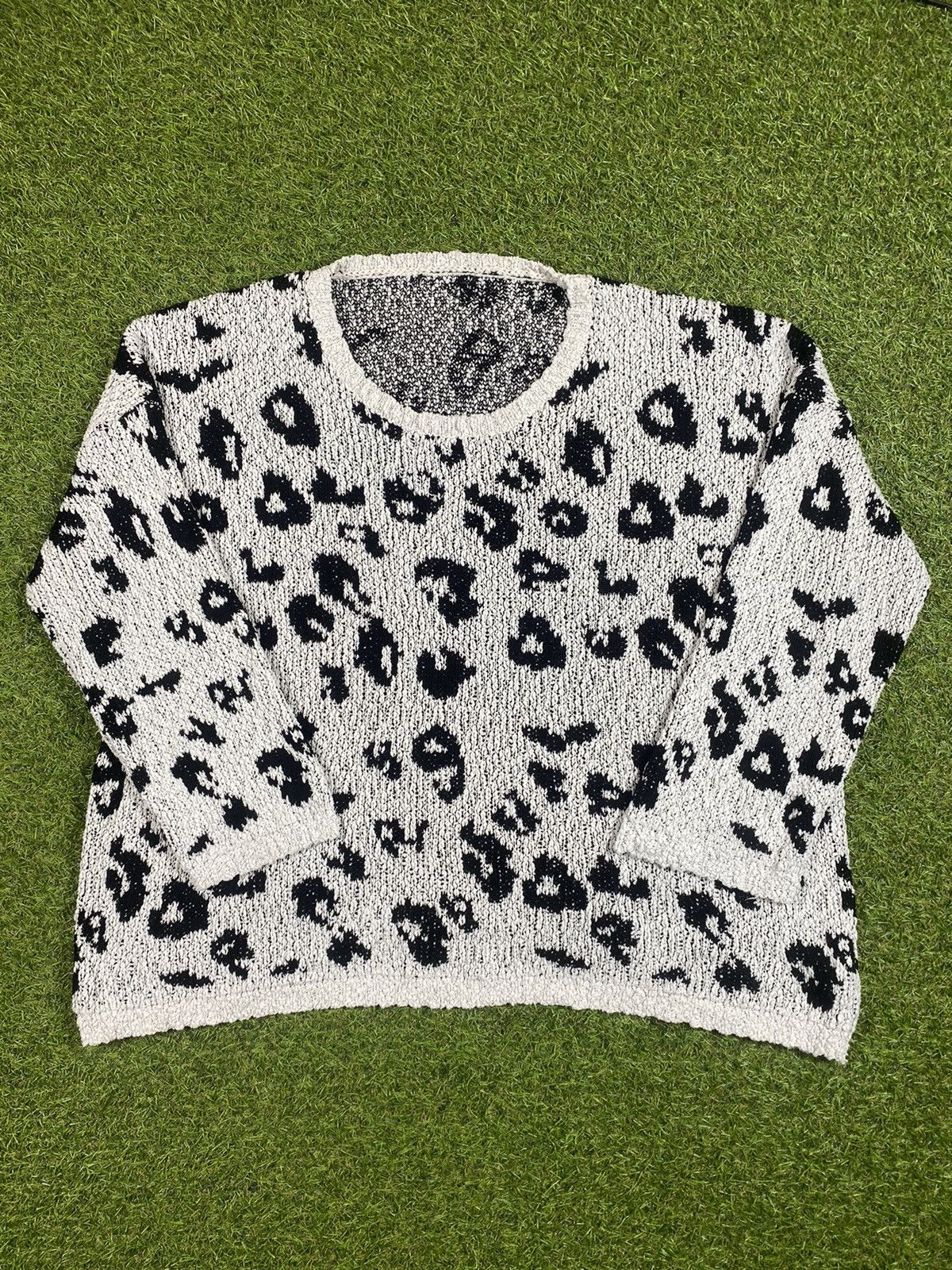Vintage Vintage Y2K Art sweater oversized overall print Size XXL / US 16-18 / IT 52-54 - 1 Thumbnail