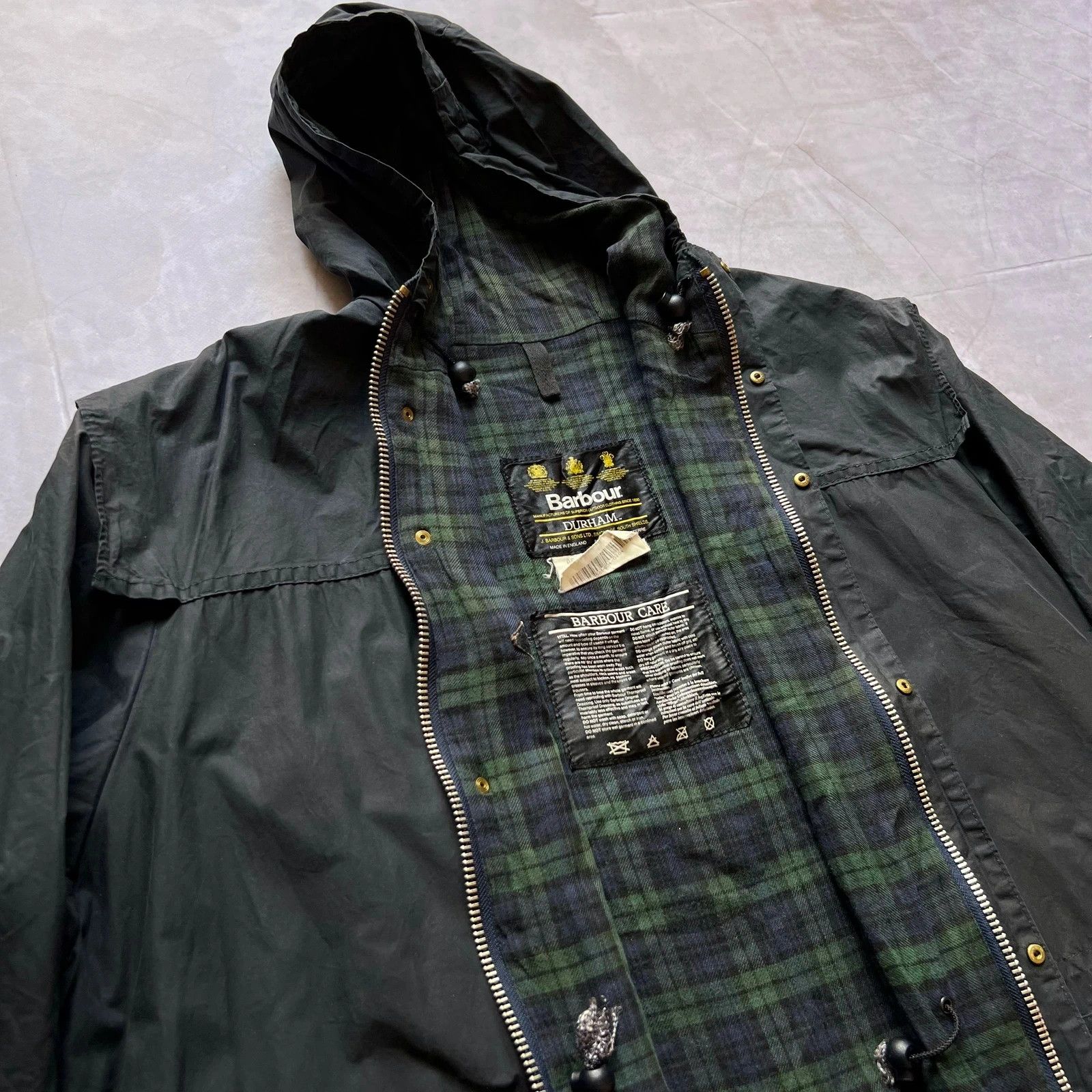 Barbour vintage Barbour Durham waxed parka jacket coat wax Bedale Size US XL / EU 56 / 4 - 9 Thumbnail
