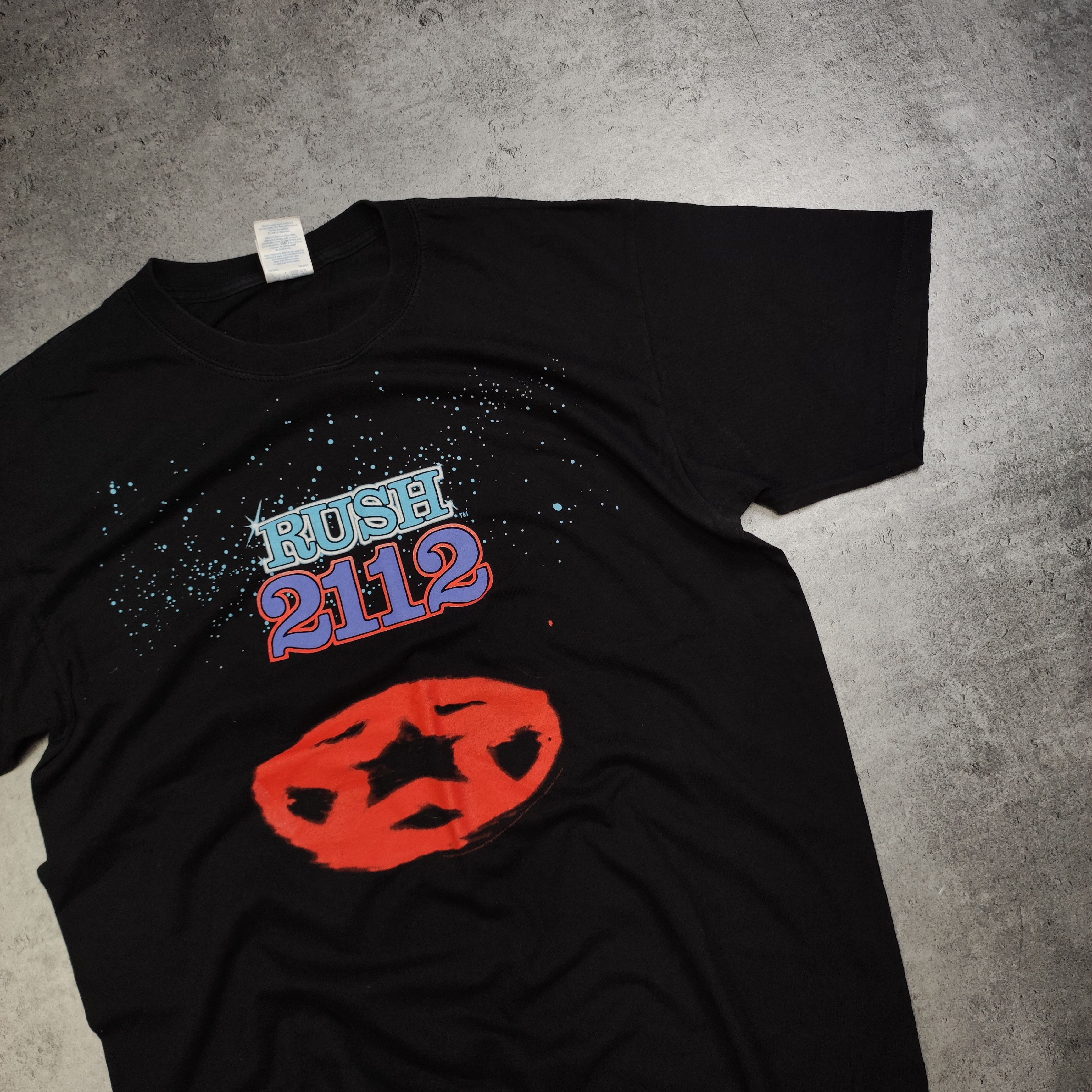 Band Tees × Vintage Vintage RARE 90s Rush 2112 Rock Tour Merch Promo Tee Size US L / EU 52-54 / 3 - 3 Thumbnail