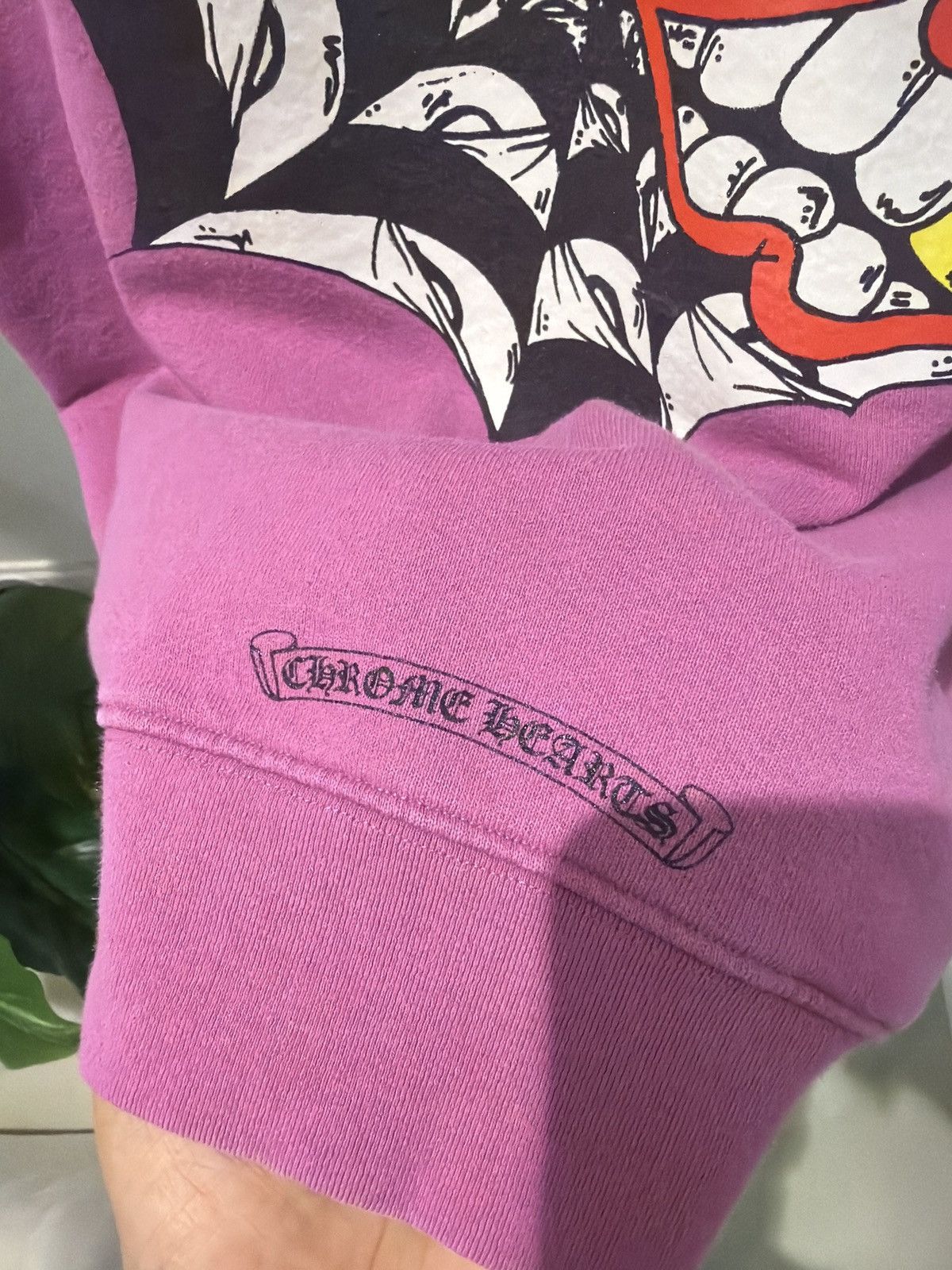 Chrome Hearts Chrome Hearts Matty Boy Web Purple Crewneck Size US L / EU 52-54 / 3 - 5 Thumbnail