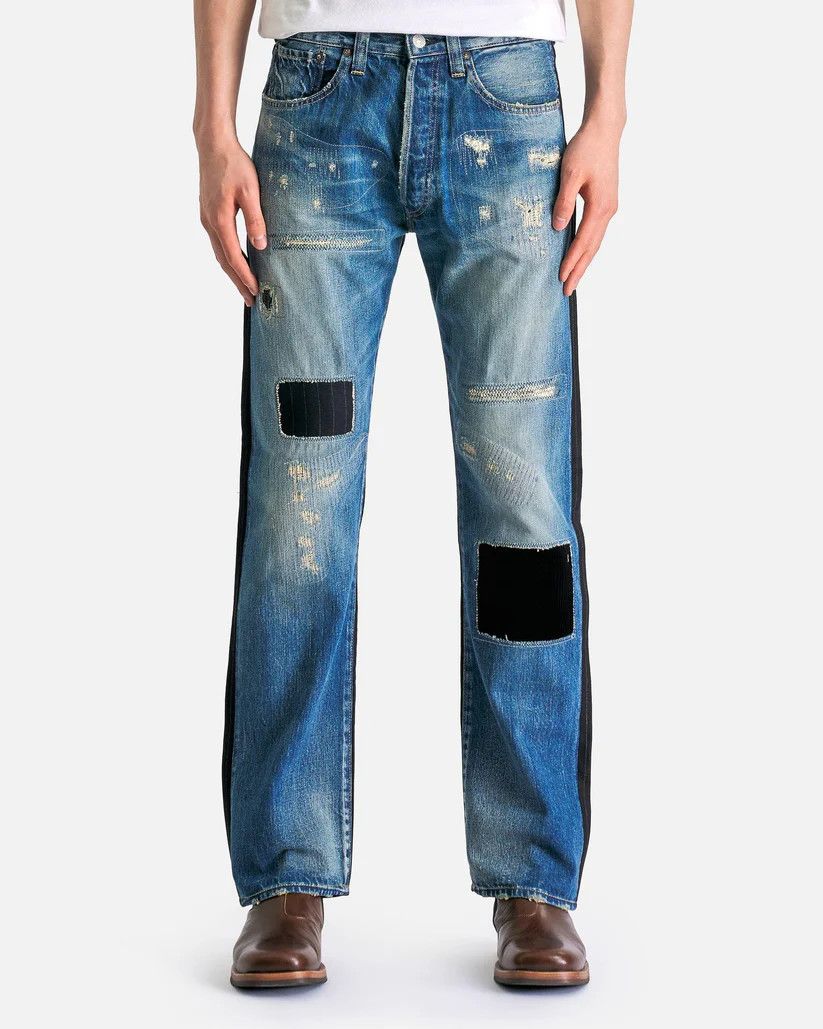 Junya Watanabe o1s1v1r1oon0925 Patchwork Denim in Black Size US 34 / EU 50 - 1 Thumbnail