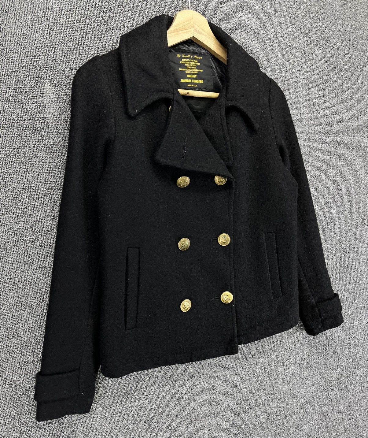 Fidelity Fidelity X Journal Standard Black Wool Jacket Size S / US 4 / IT 40 - 2 Thumbnail